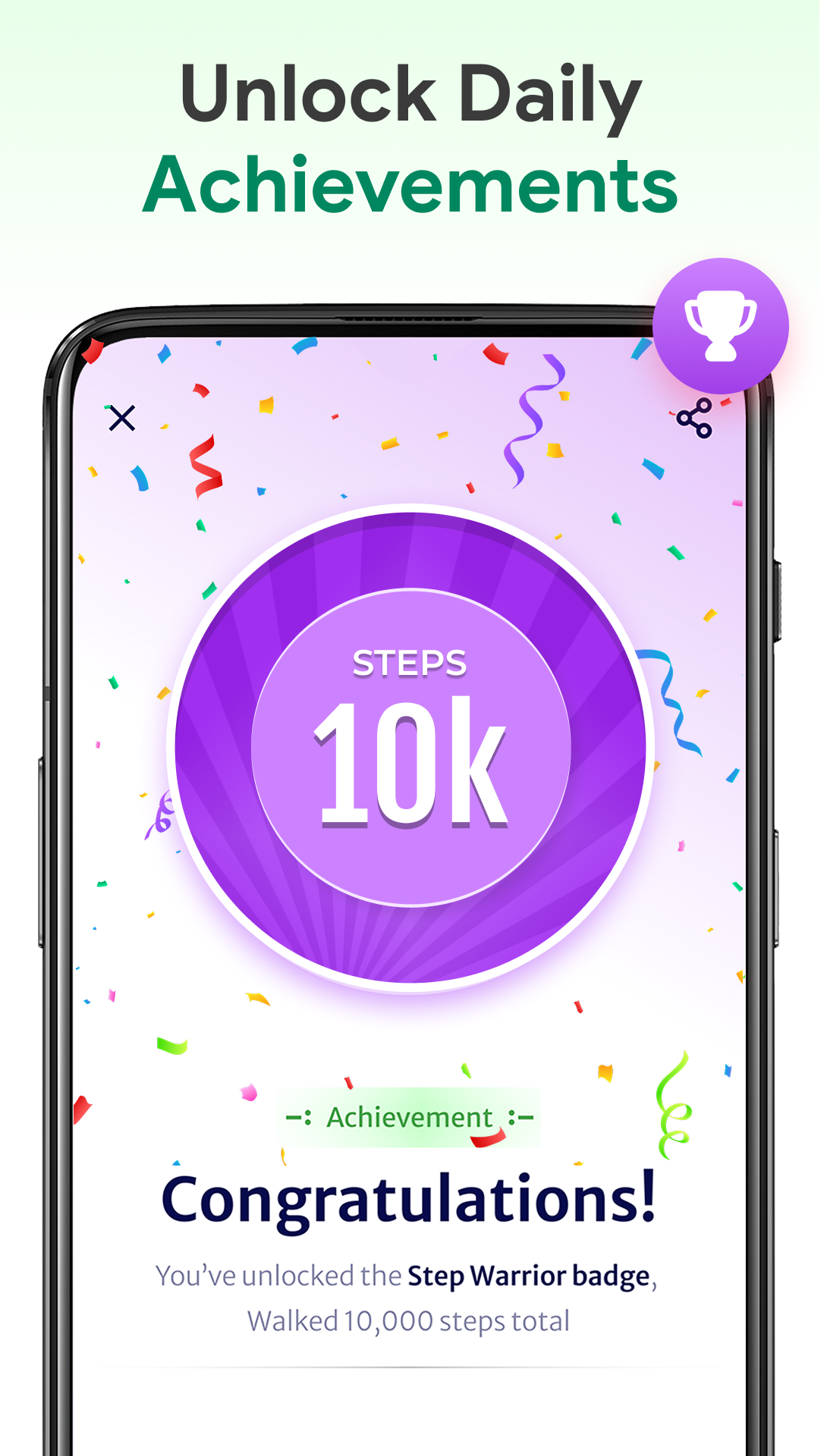 اسکرین شات 4 برنامه Step Counter - Pedometer App