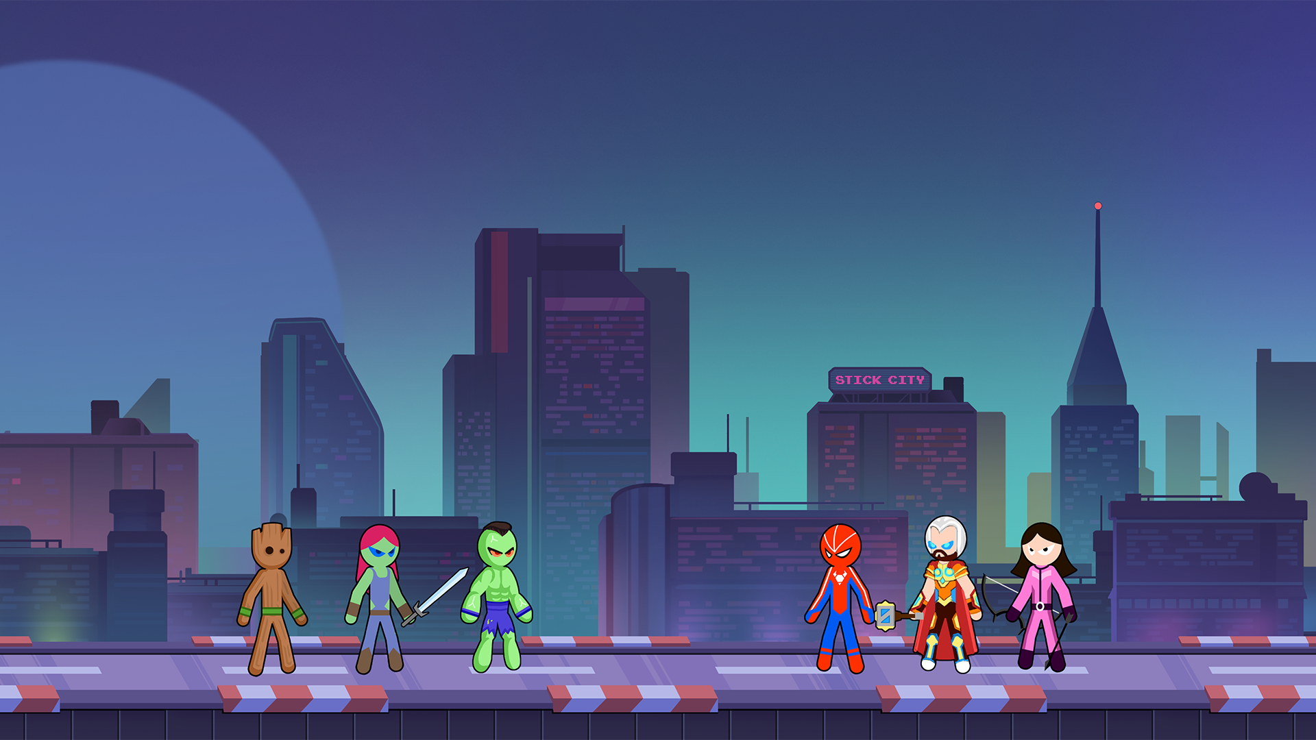 اسکرین شات 3 بازی Hero Wars - stick fight