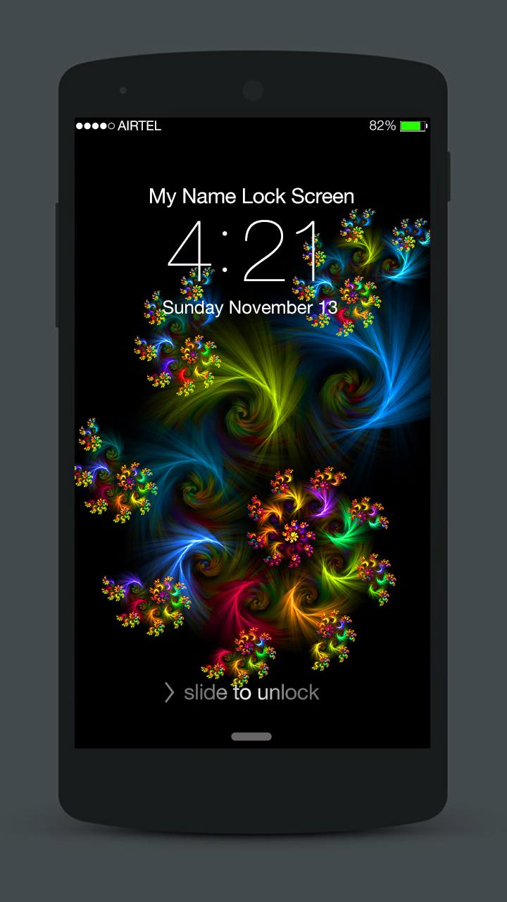 اسکرین شات 6 برنامه 3D Neon Lock Screen
