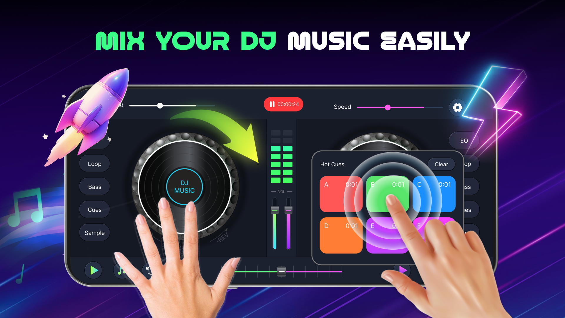 اسکرین شات 1 برنامه DJ Music Mixer - DJ Mix Studio