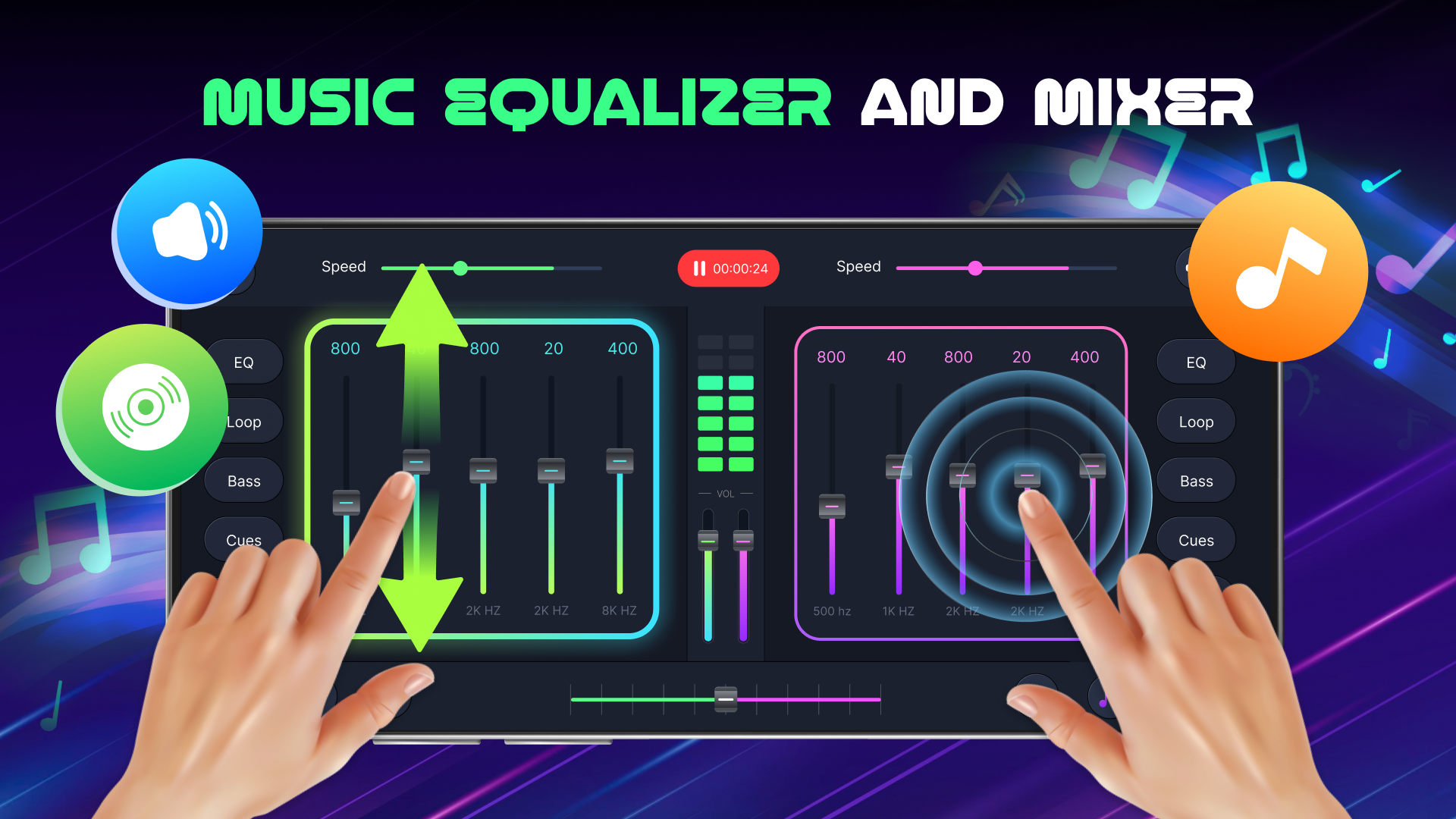 اسکرین شات 3 برنامه DJ Music Mixer - DJ Mix Studio