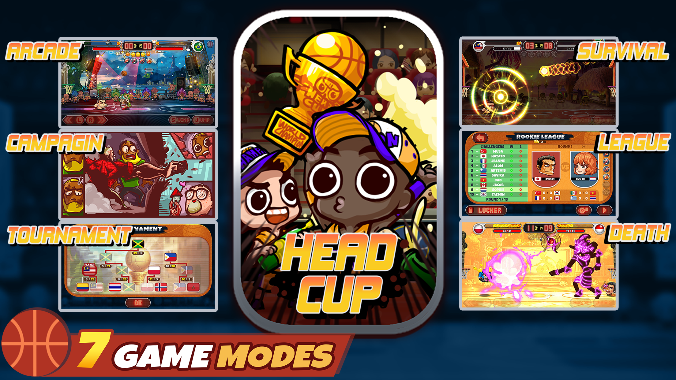 اسکرین شات 3 بازی Head Basketball