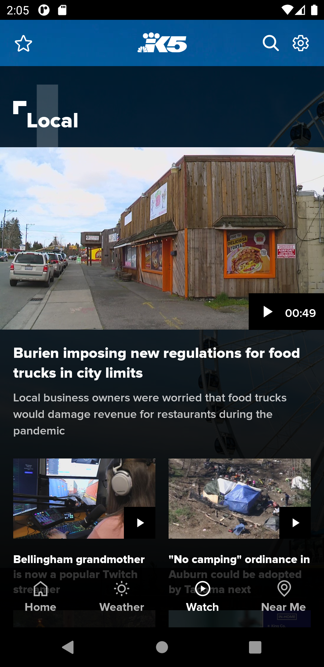 اسکرین شات 3 برنامه KING 5 News for Seattle/Tacoma