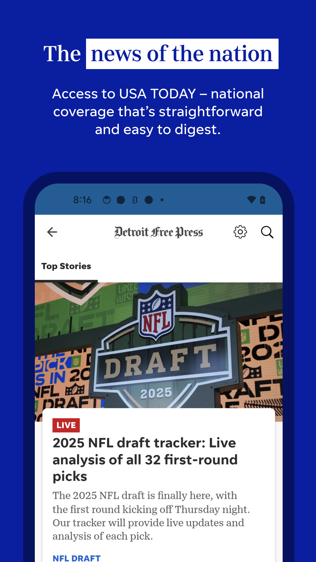 اسکرین شات 8 برنامه Detroit Free Press: Freep