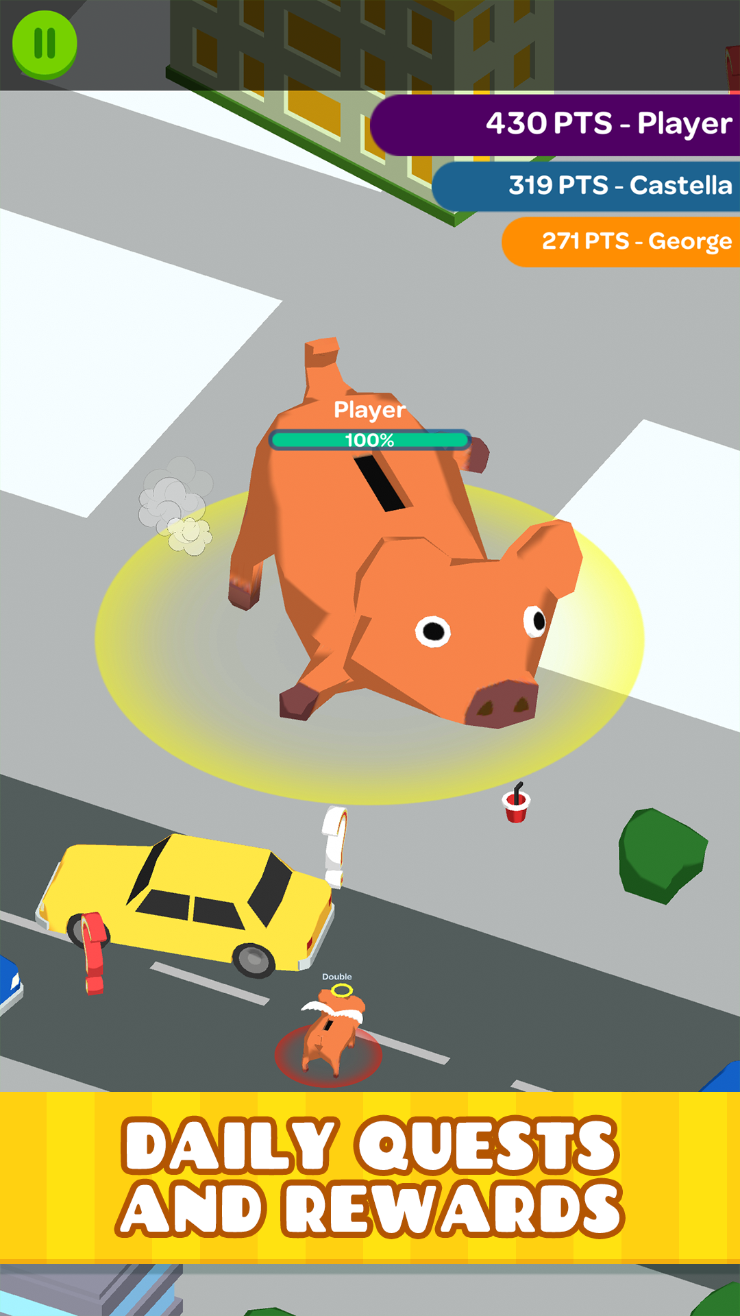 اسکرین شات 8 بازی Piggy .io. games Evolution