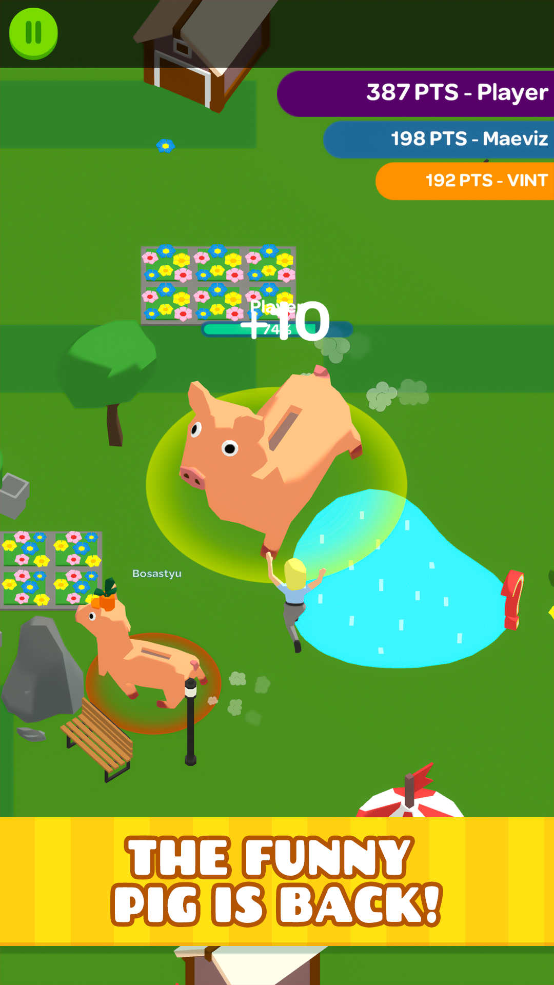 اسکرین شات 1 بازی Piggy .io. games Evolution