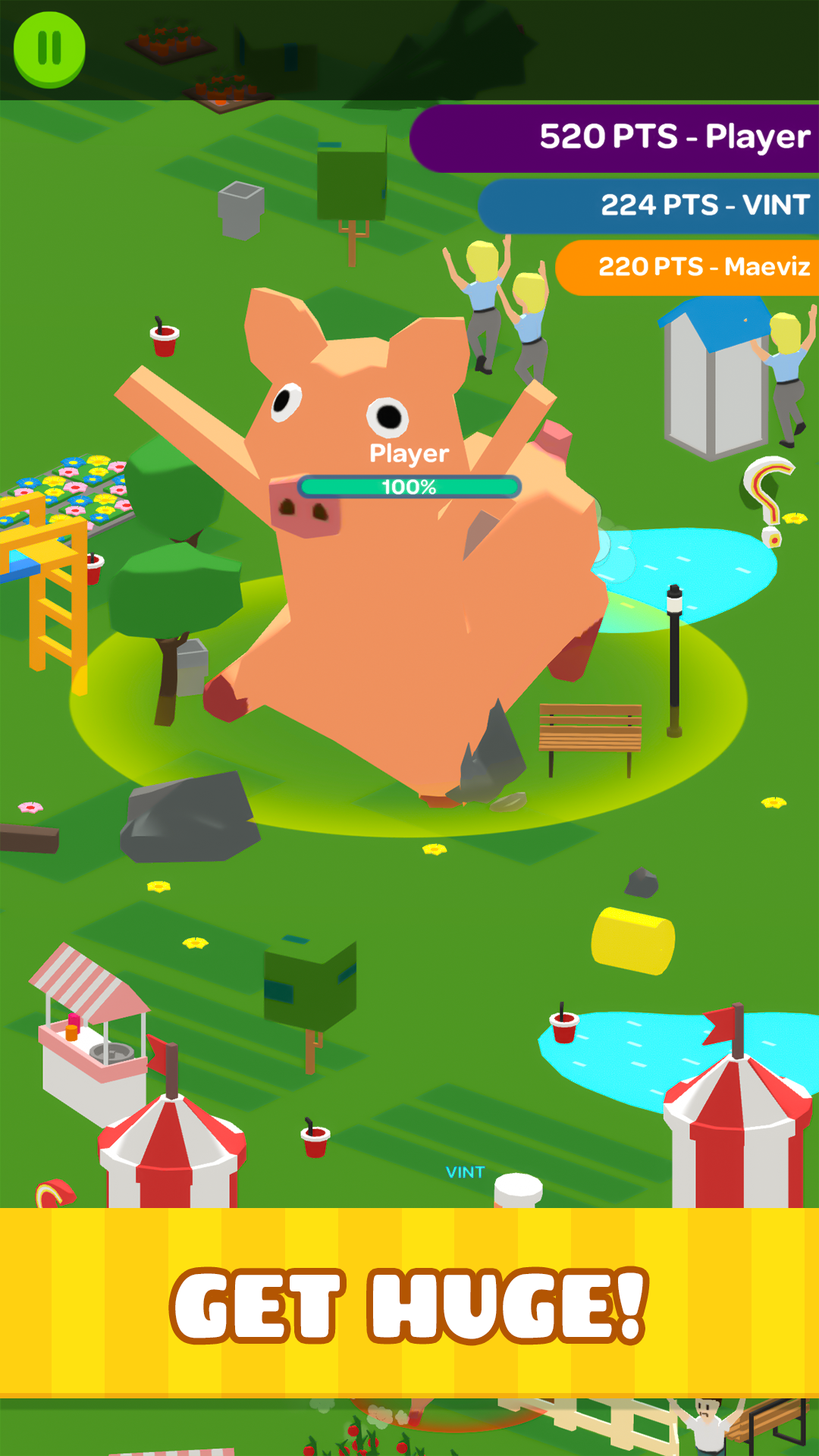 اسکرین شات 2 بازی Piggy .io. games Evolution