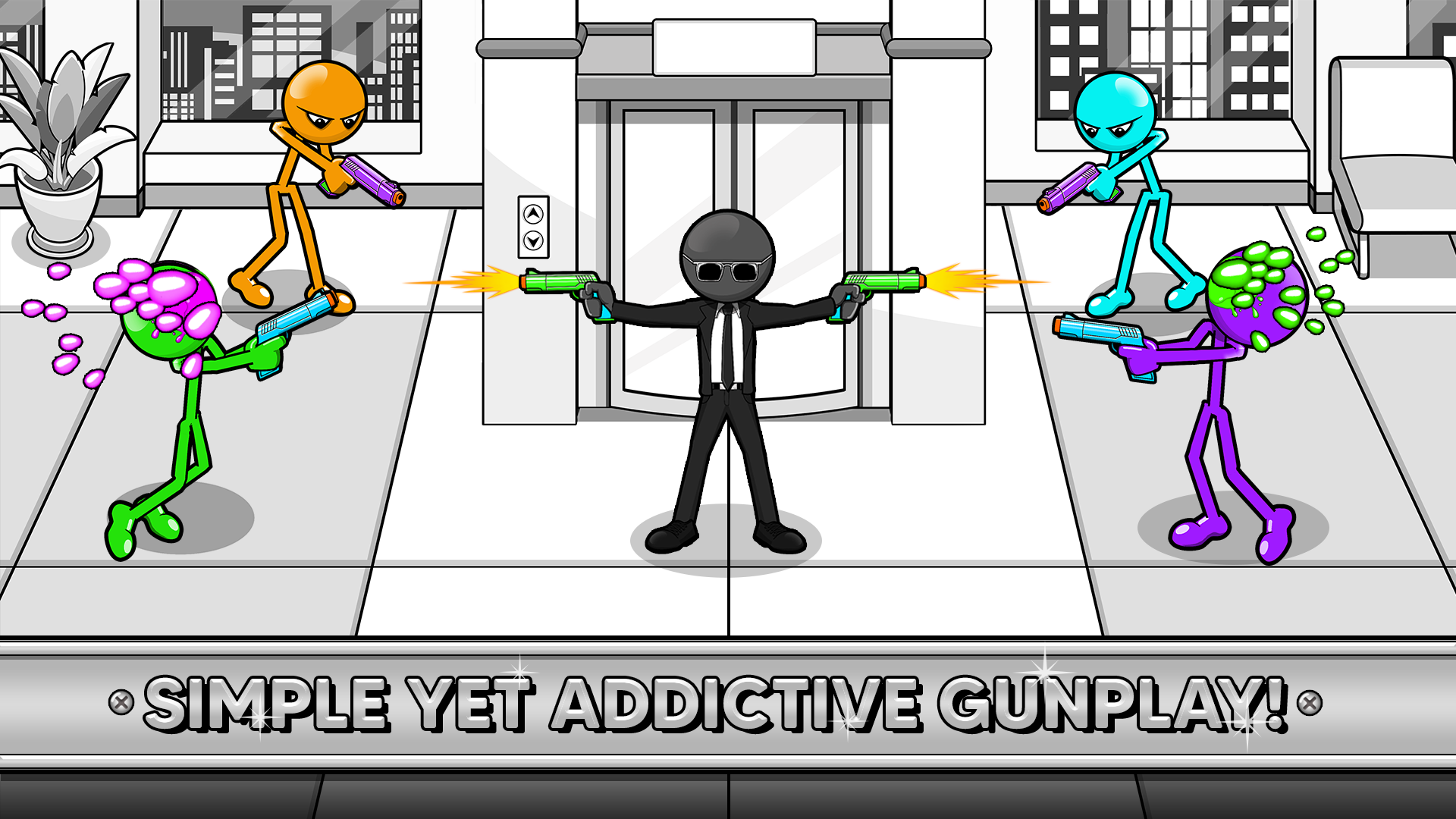 اسکرین شات 1 بازی Gun Fu: Stickman 3