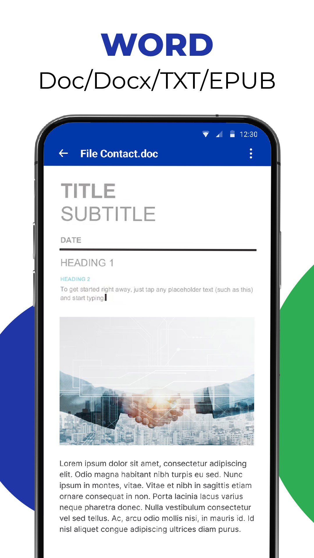 اسکرین شات 4 برنامه All Document Reader and Viewer