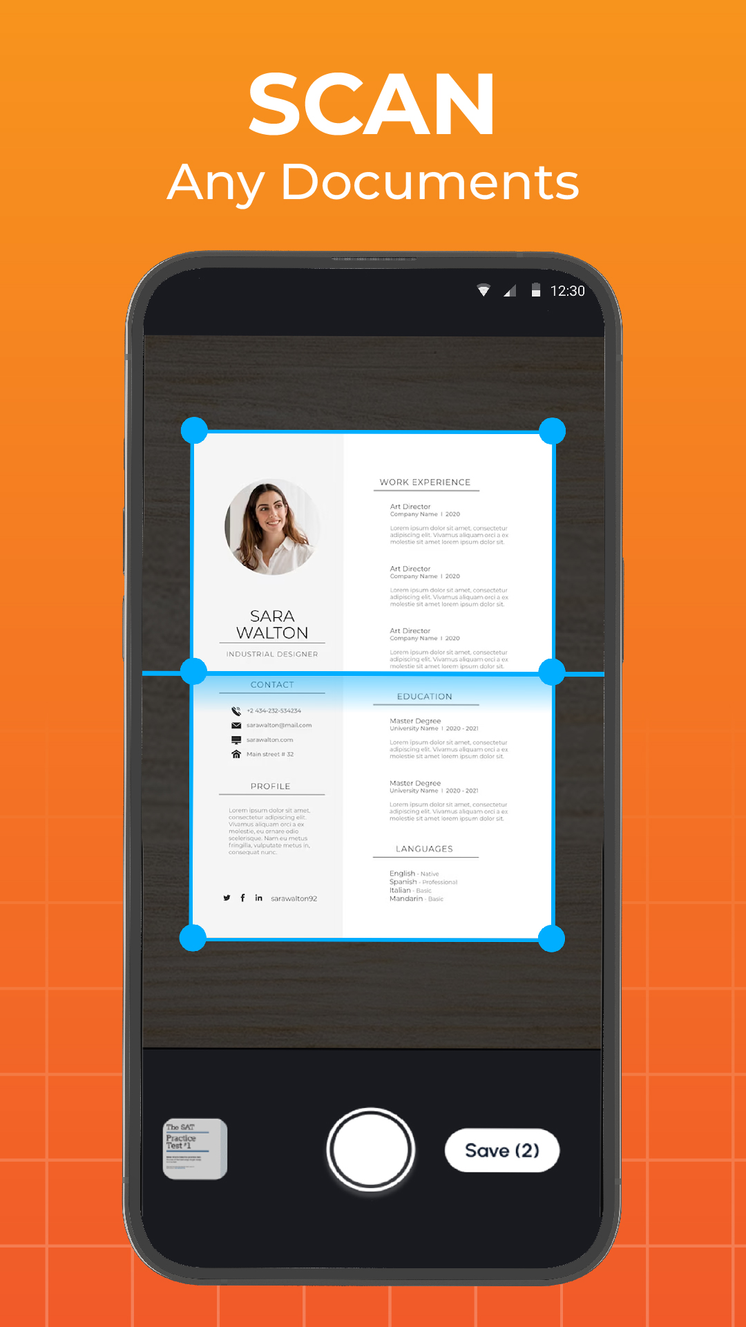 اسکرین شات 3 برنامه All Document Reader and Editor