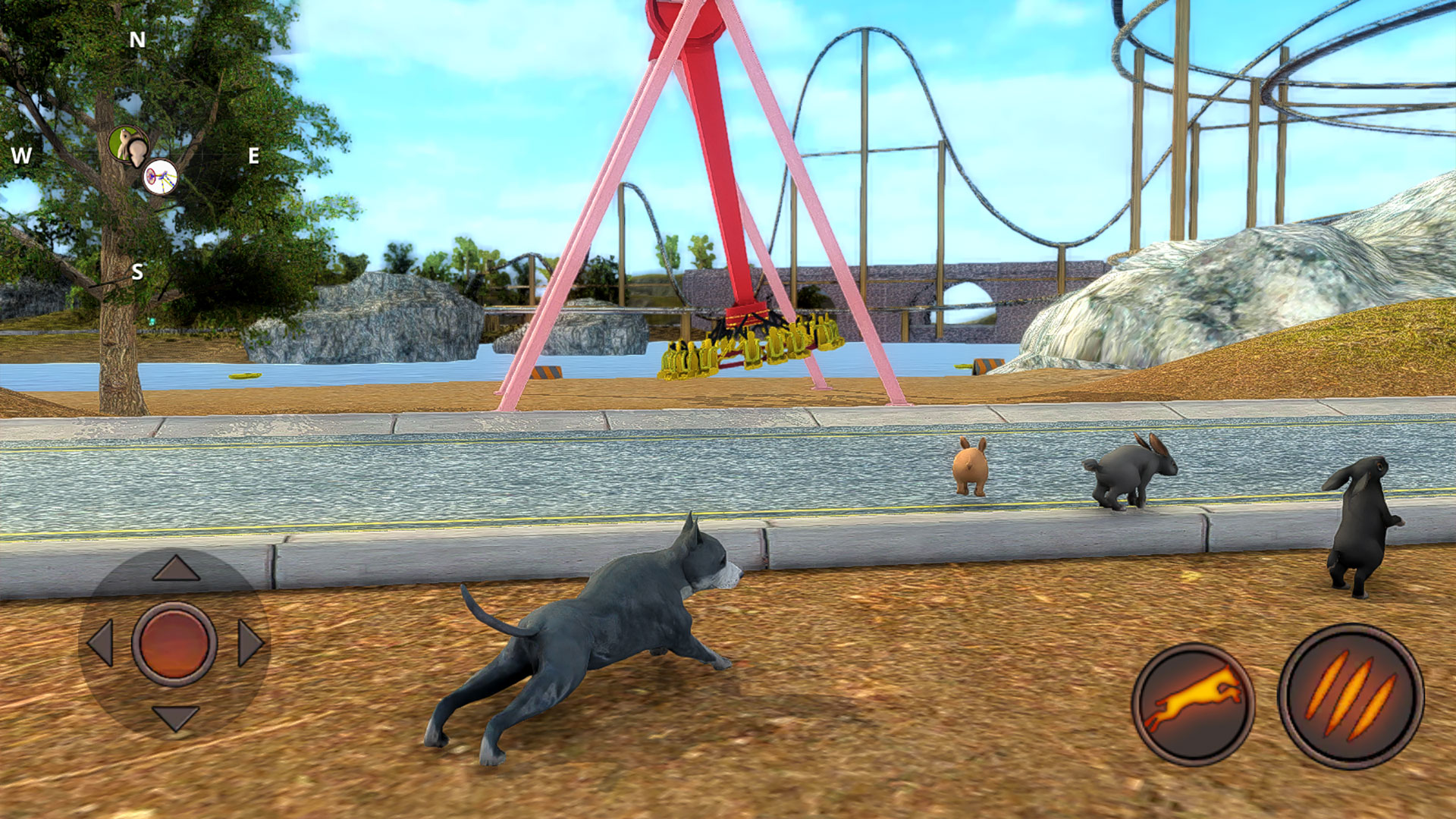اسکرین شات 3 بازی AmStaff Dog Simulator: Puppy