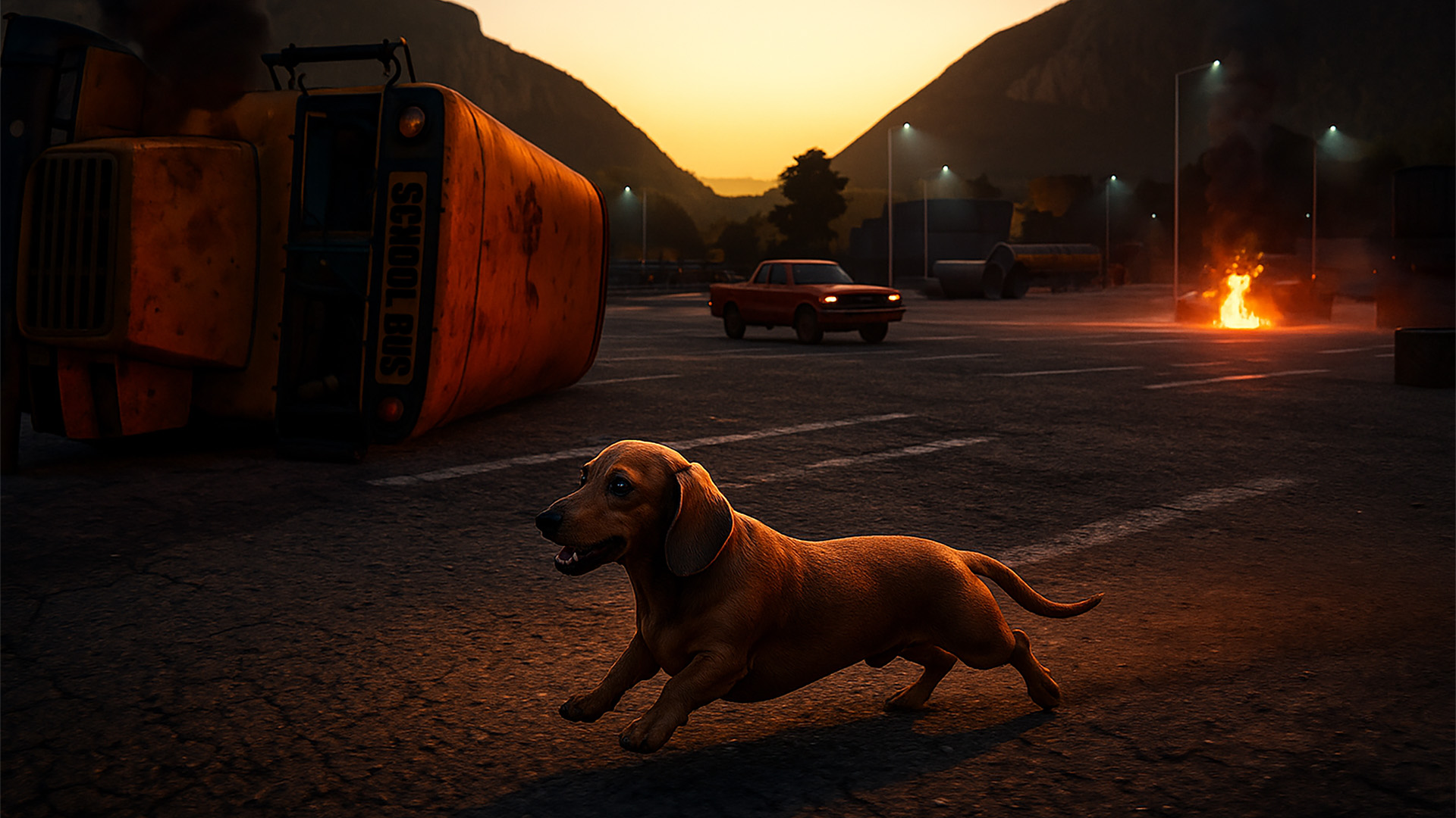 اسکرین شات 2 بازی Dachshund Dog Simulator 3D
