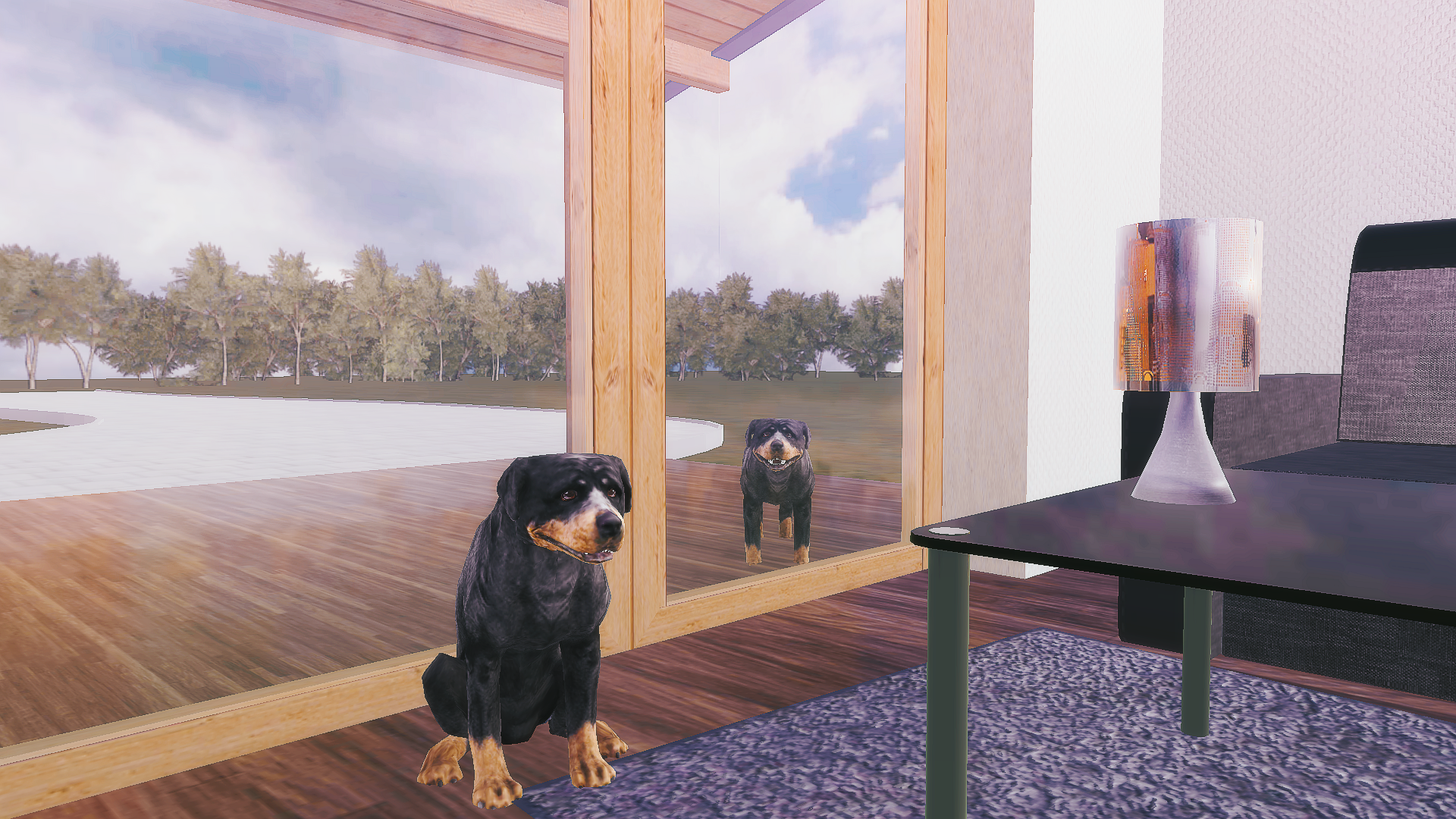 اسکرین شات 2 بازی Rottweiler Dog Simulator 3D