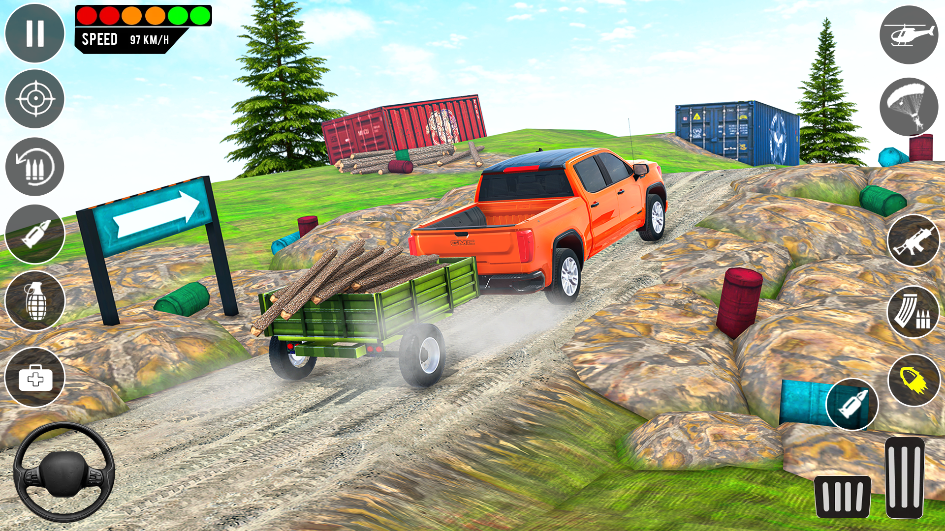 اسکرین شات 3 بازی Offroad Car Parking: Car Games