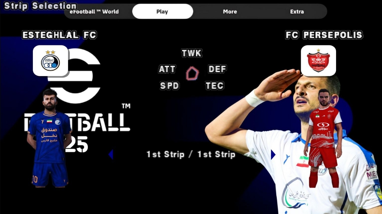 اسکرین شات 6 بازی شبیه‌ساز eFootball 2025 (لیگ برتر ایران)