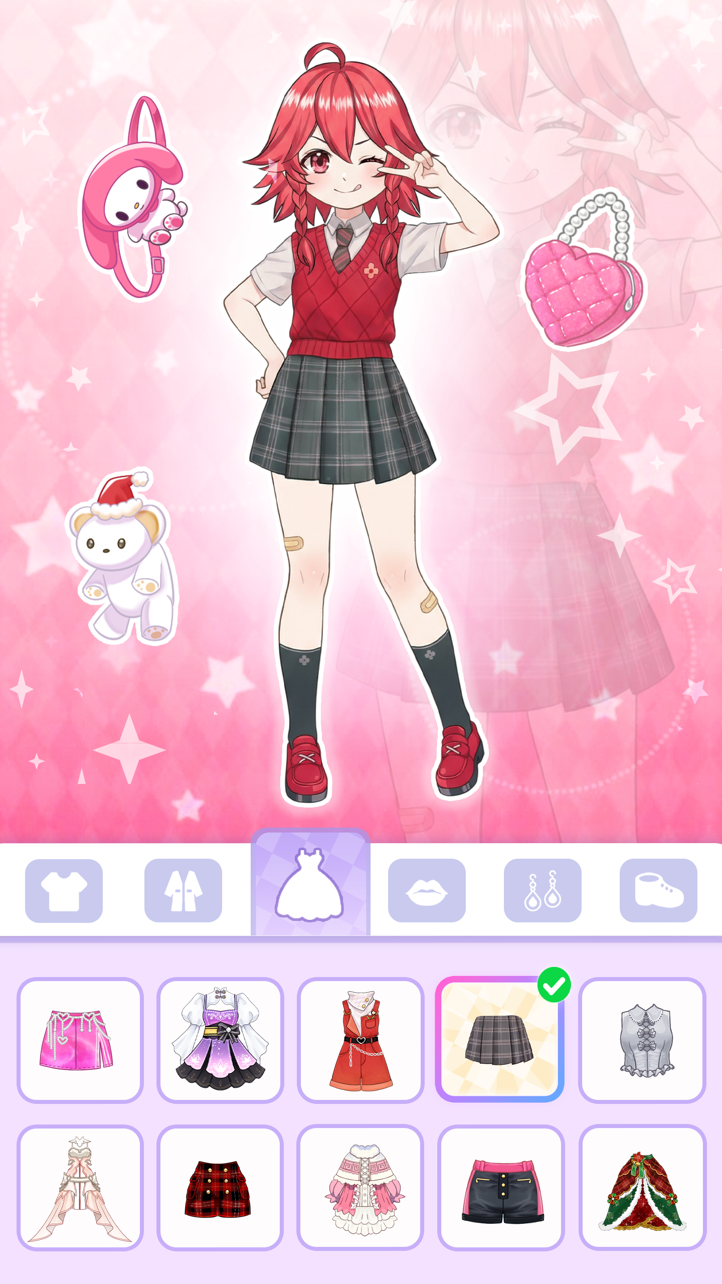 اسکرین شات 2 بازی Anime Dress Up & Makeup Doll