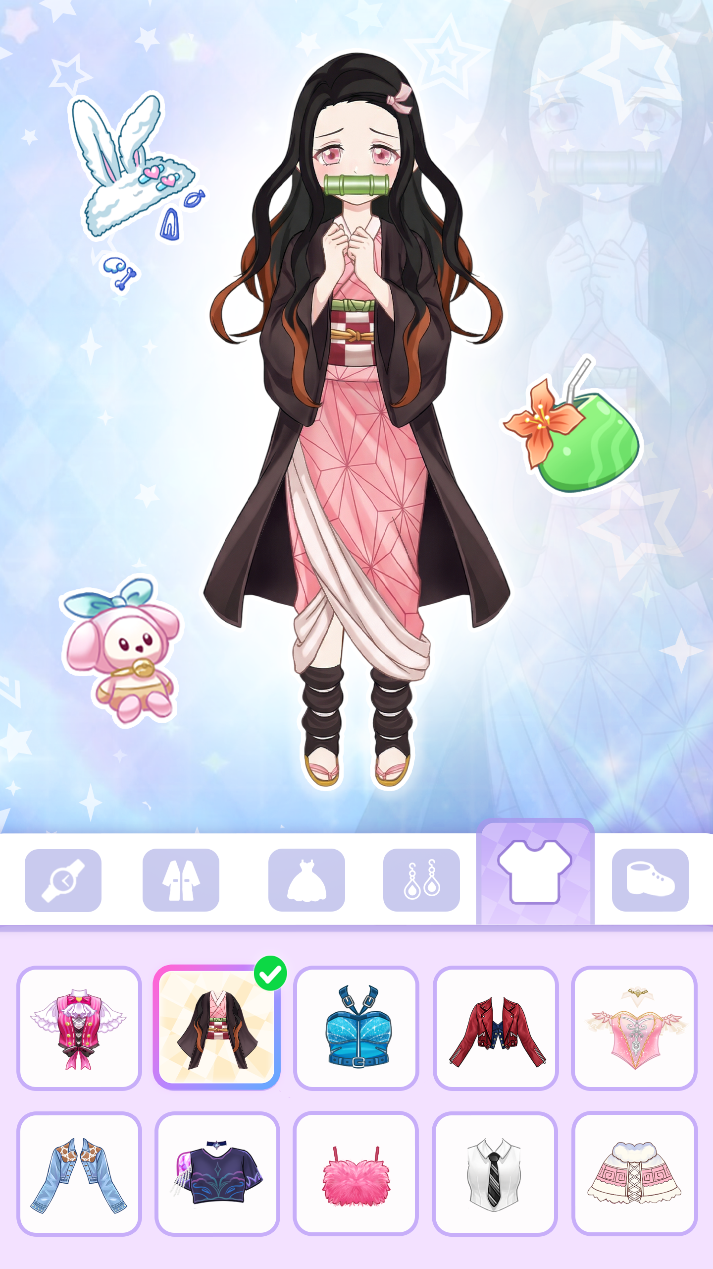 اسکرین شات 3 بازی Anime Dress Up & Makeup Doll