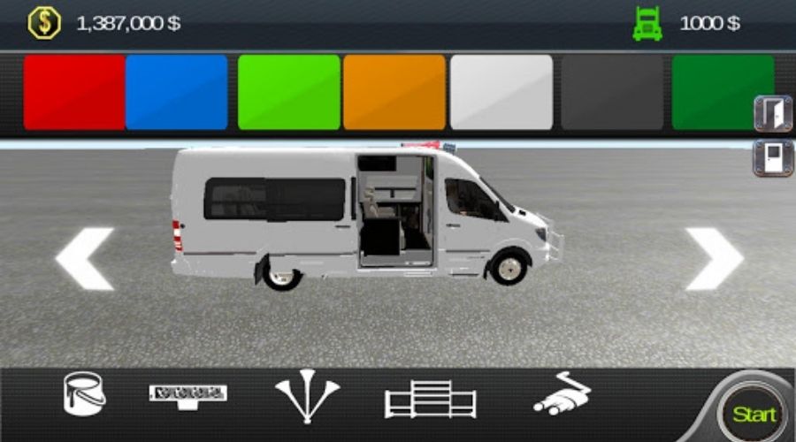 اسکرین شات 2 بازی Minibus Van Passenger Game