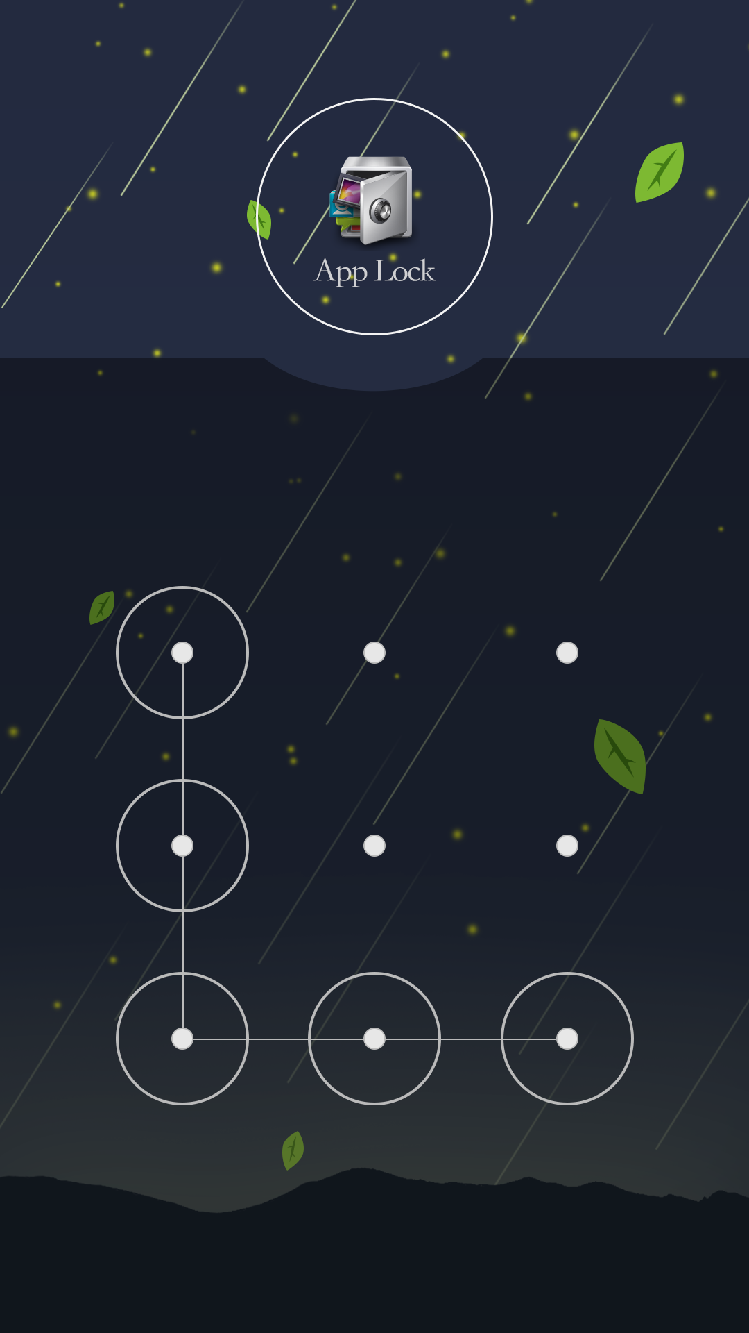 اسکرین شات 2 برنامه AppLock Theme RainDrop