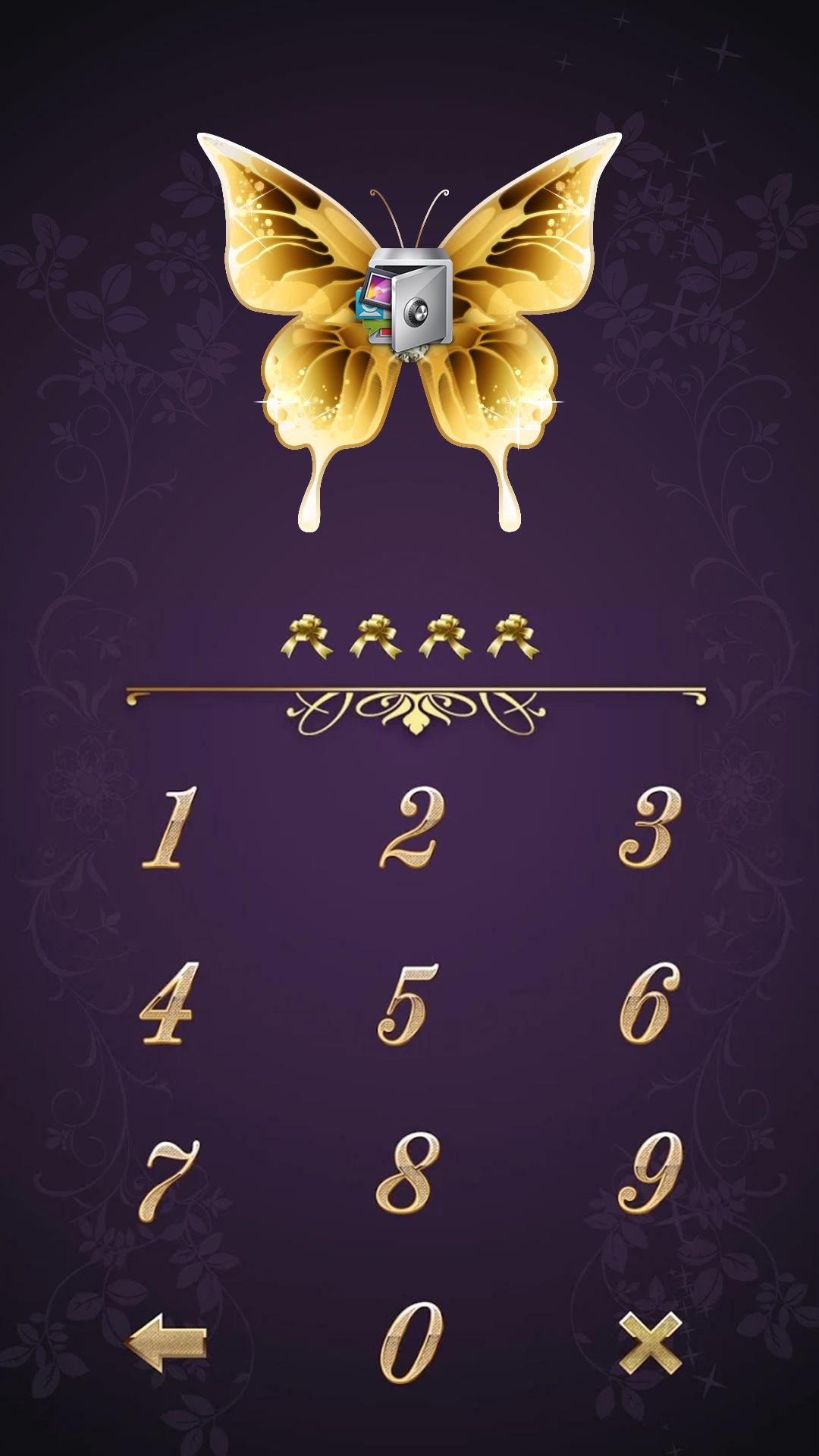 اسکرین شات 2 برنامه AppLock Theme Butterfly