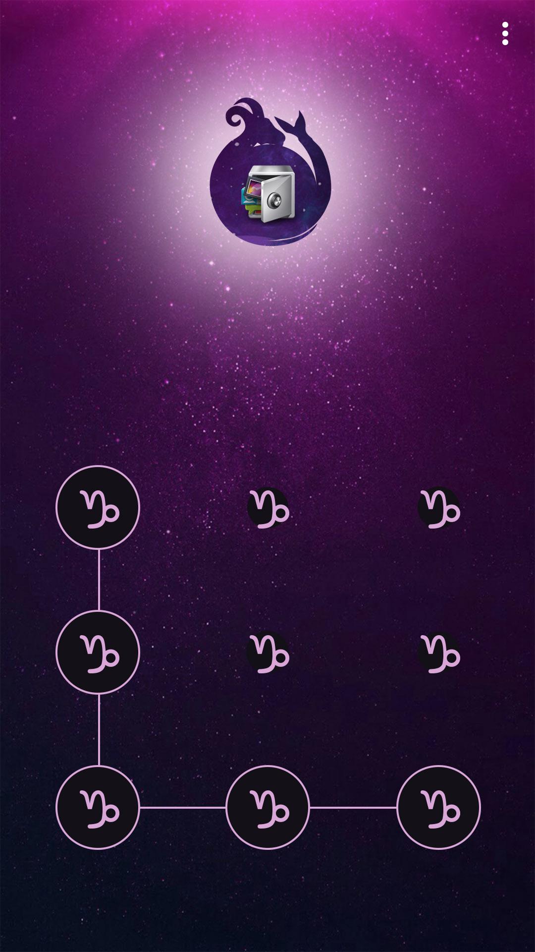 اسکرین شات 1 برنامه AppLock Theme Capricorn