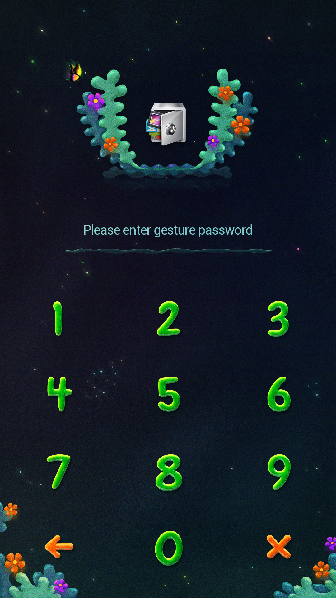 اسکرین شات 2 برنامه AppLock Theme Lucky Clover