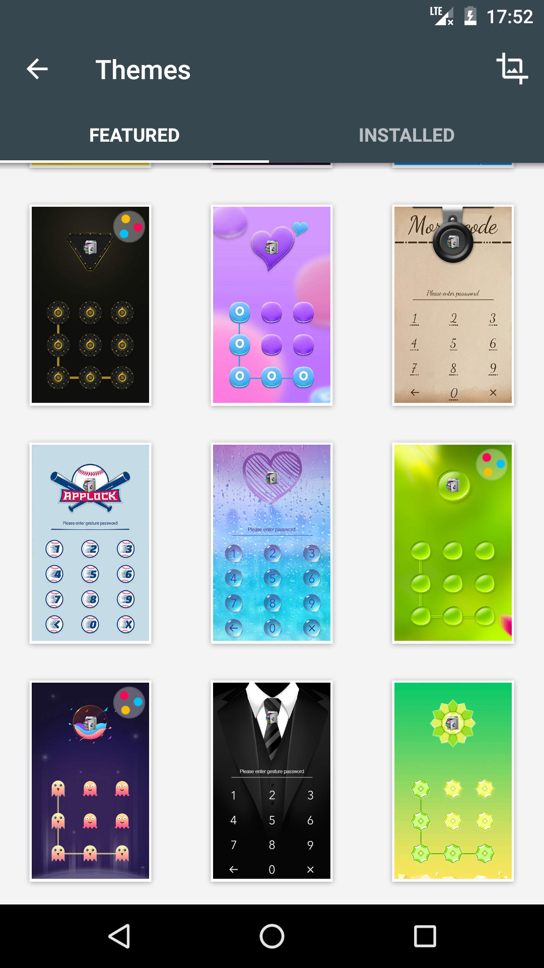اسکرین شات 3 برنامه AppLock Theme Universe
