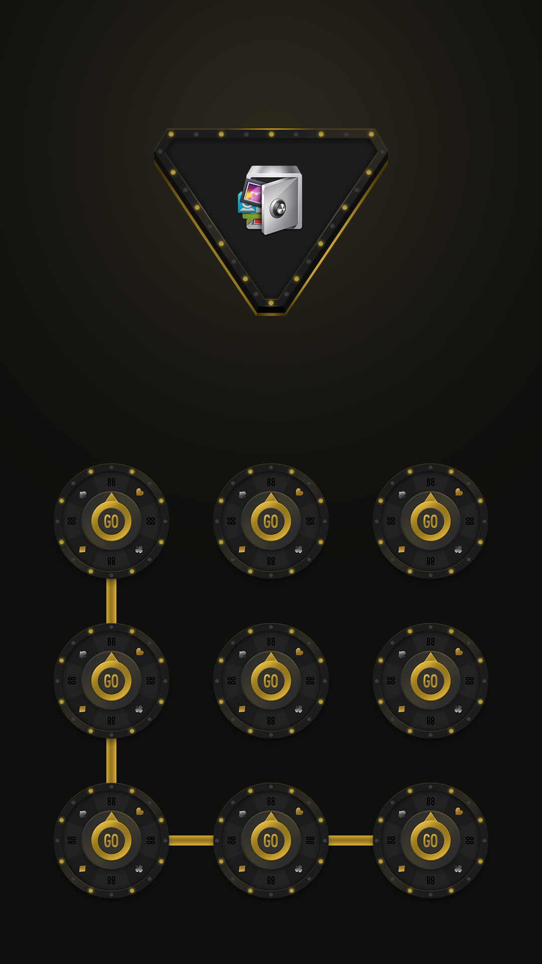 اسکرین شات 1 برنامه AppLock Live Theme Lucky Wheel