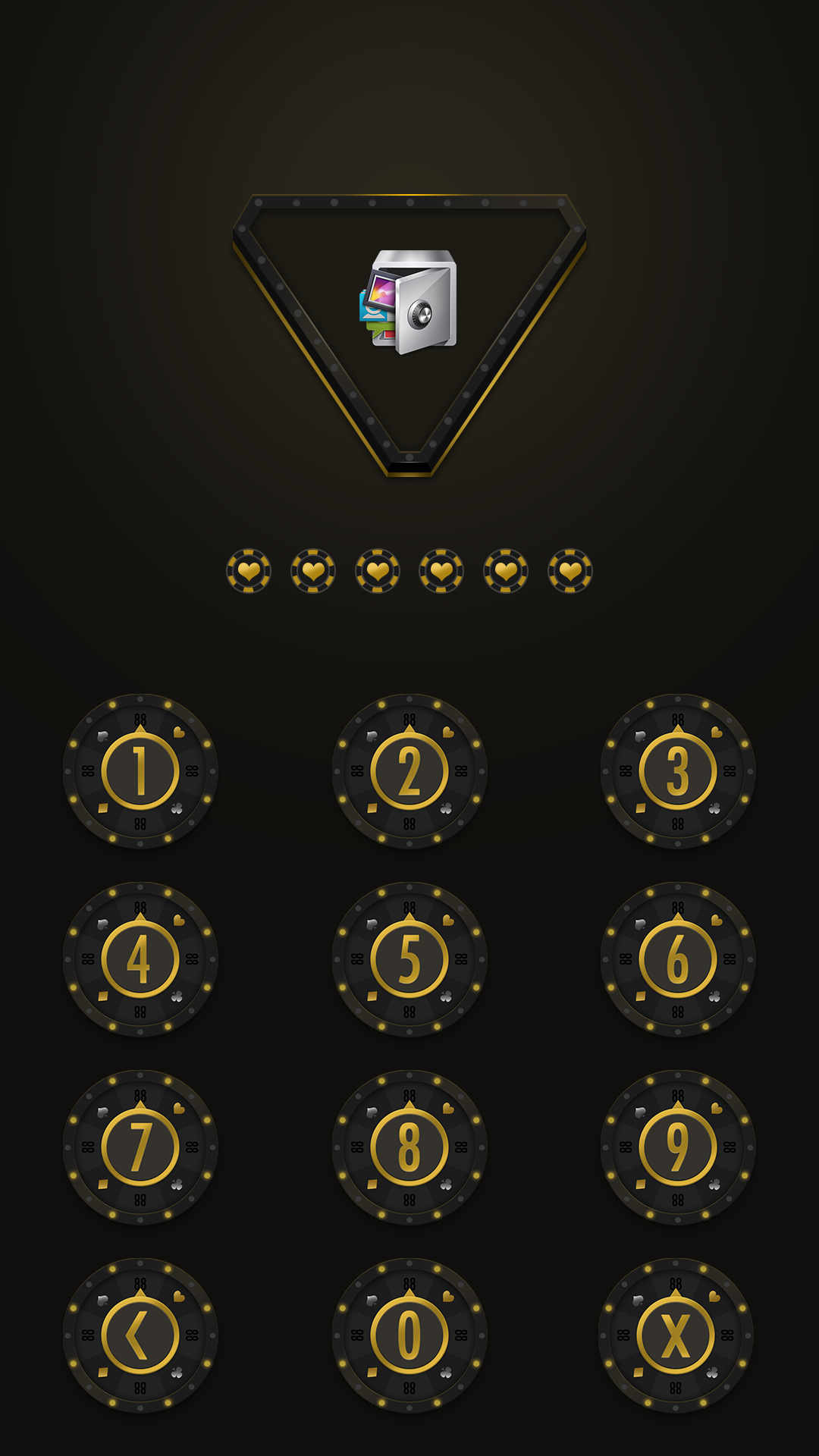 اسکرین شات 2 برنامه AppLock Live Theme Lucky Wheel