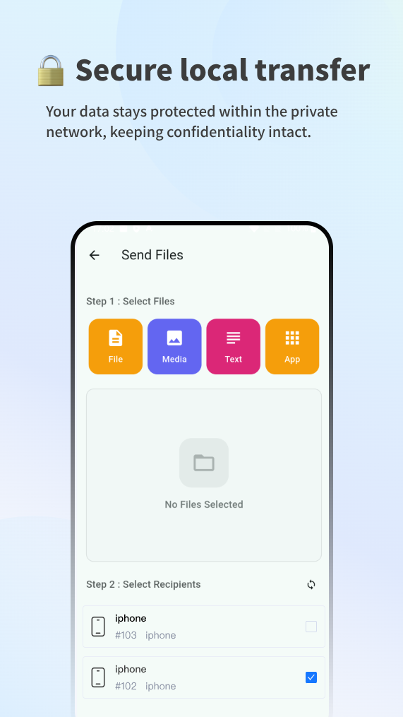 اسکرین شات 2 برنامه Quick Share - File Transfer