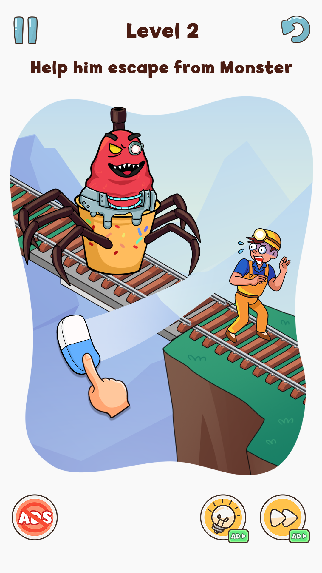 اسکرین شات 1 بازی DOP Choo: Delete one part