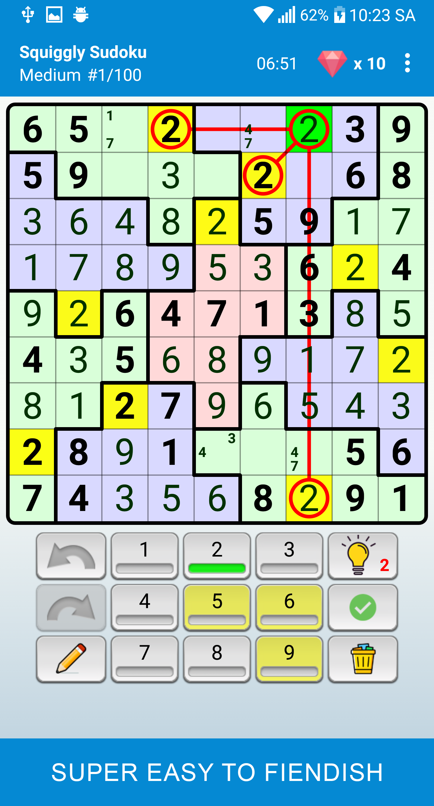اسکرین شات 2 بازی Sudoku - Classic Puzzle Game