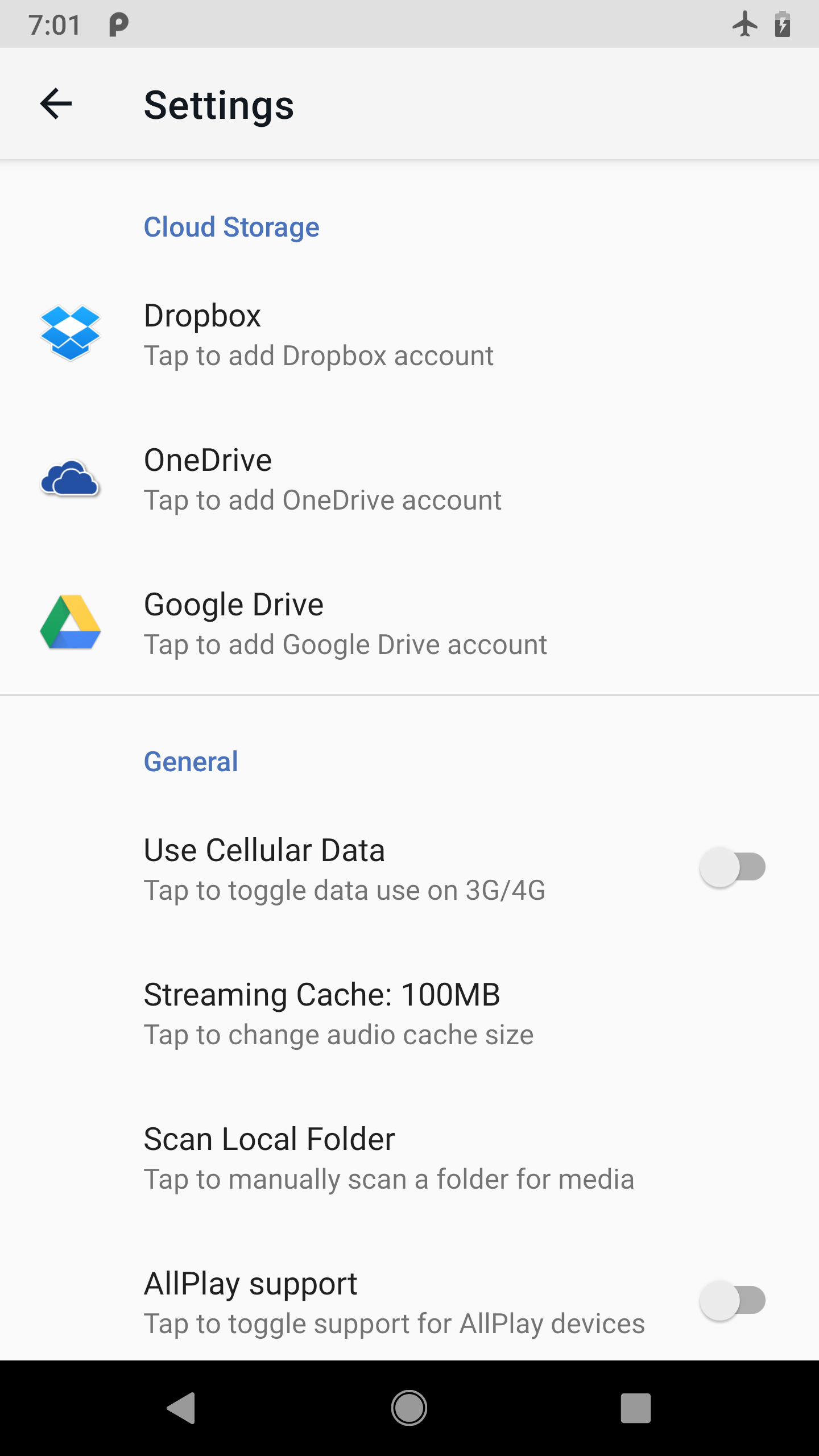 اسکرین شات 7 برنامه CloudPlayer™ cloud & offline