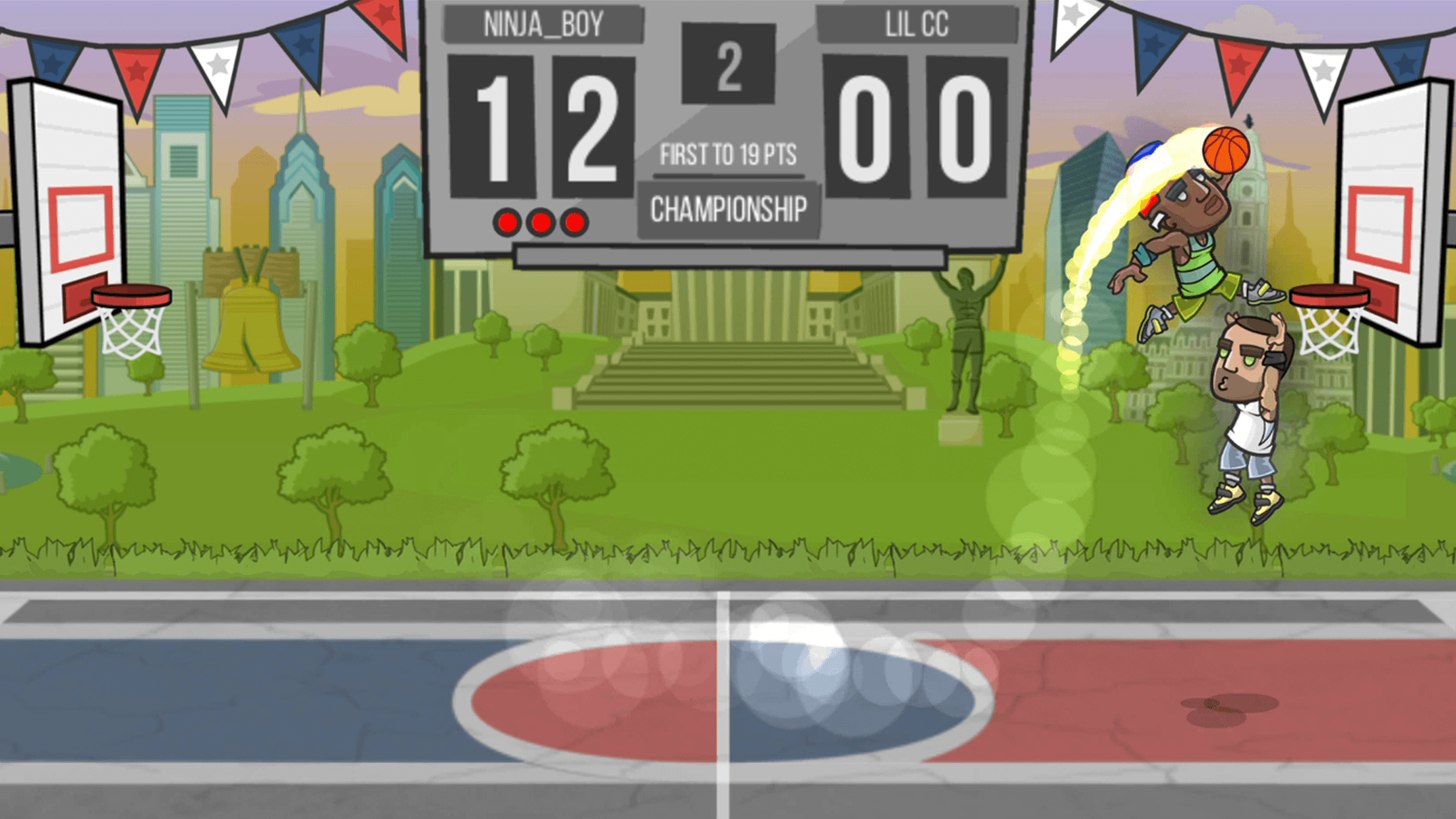 اسکرین شات 6 بازی Basketball Battle
