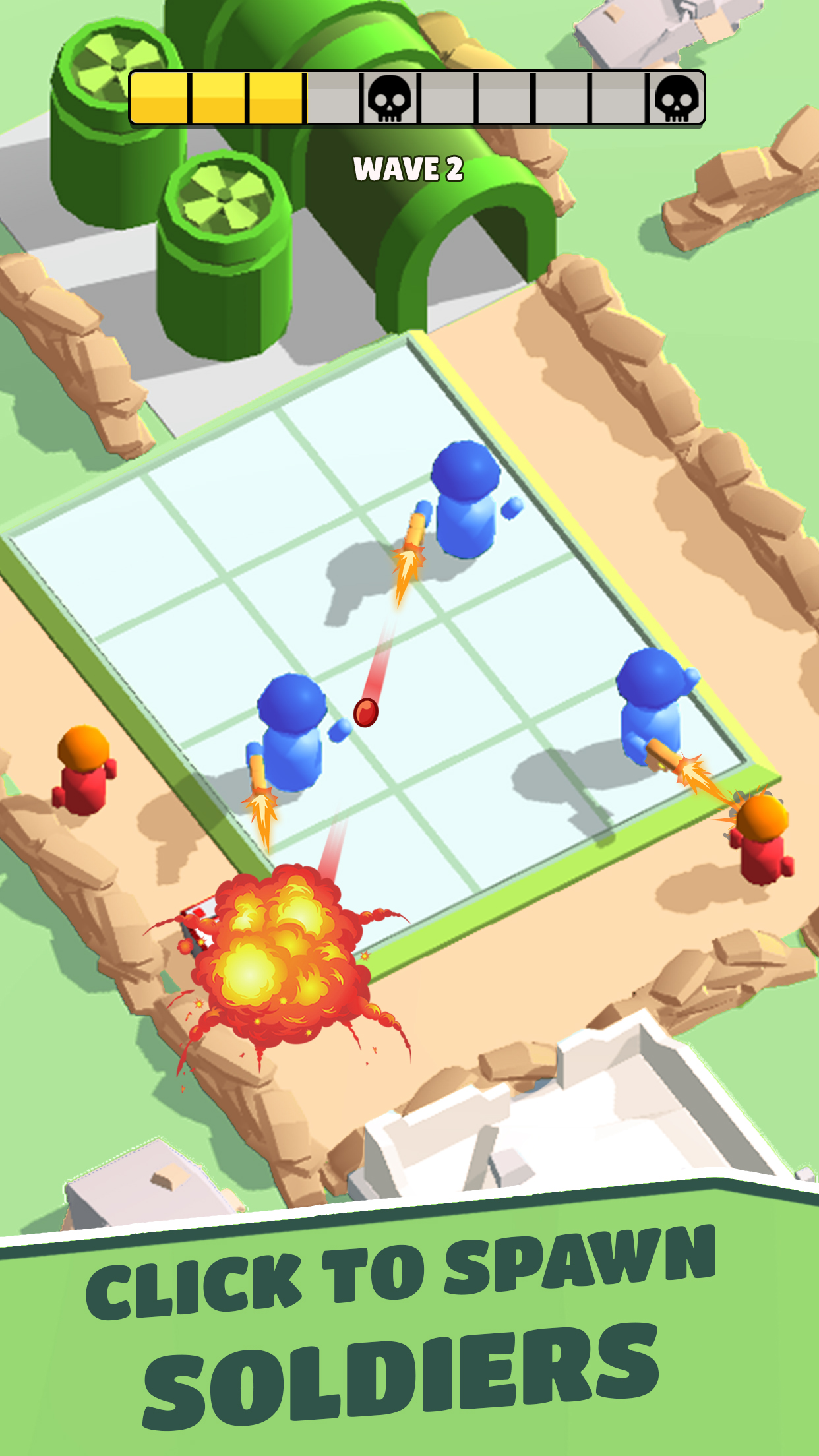 اسکرین شات 1 بازی Toy Army: Tower Merge Defense