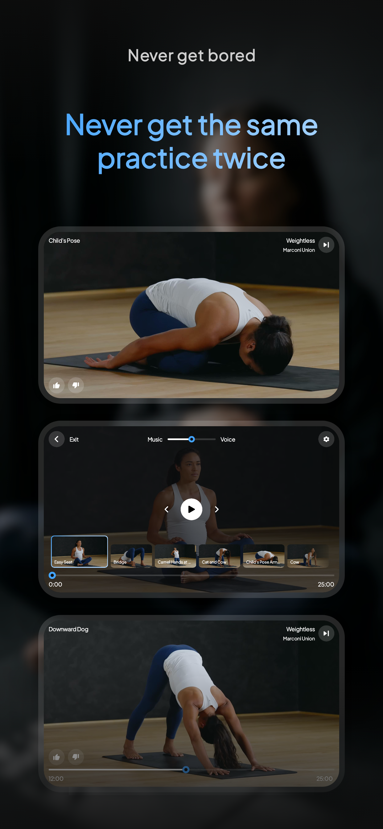 اسکرین شات 4 برنامه Prenatal Yoga | Down Dog