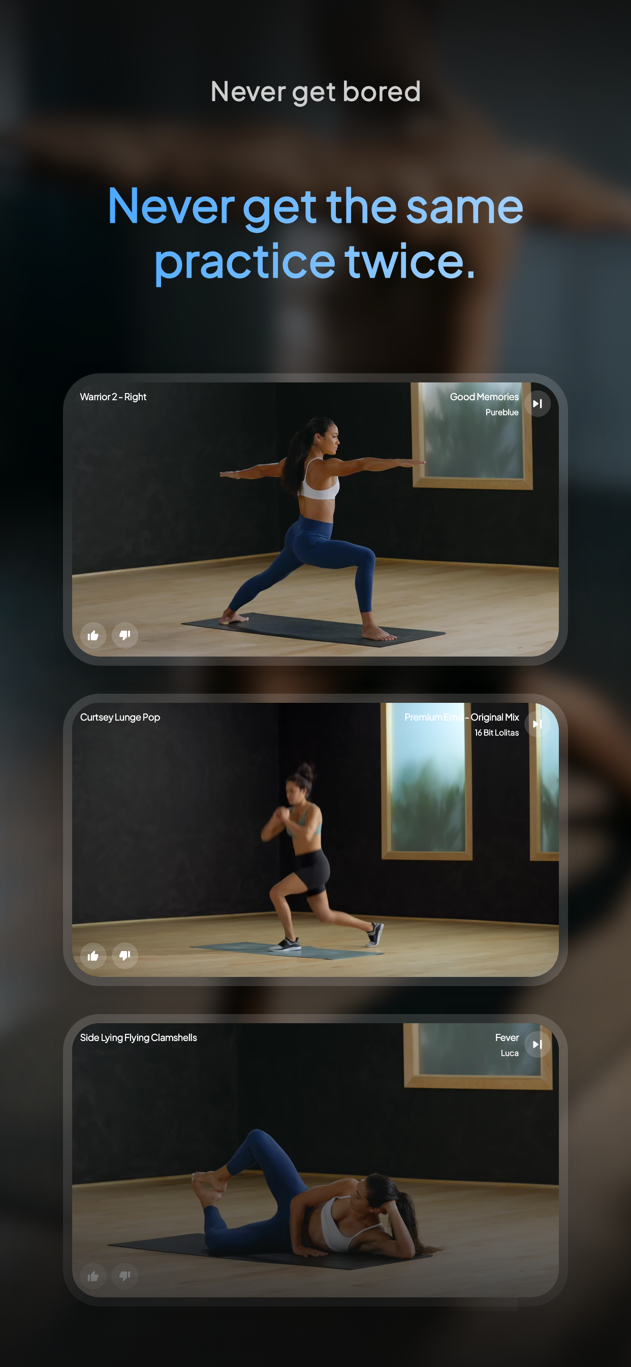 اسکرین شات 3 برنامه Yoga | Down Dog