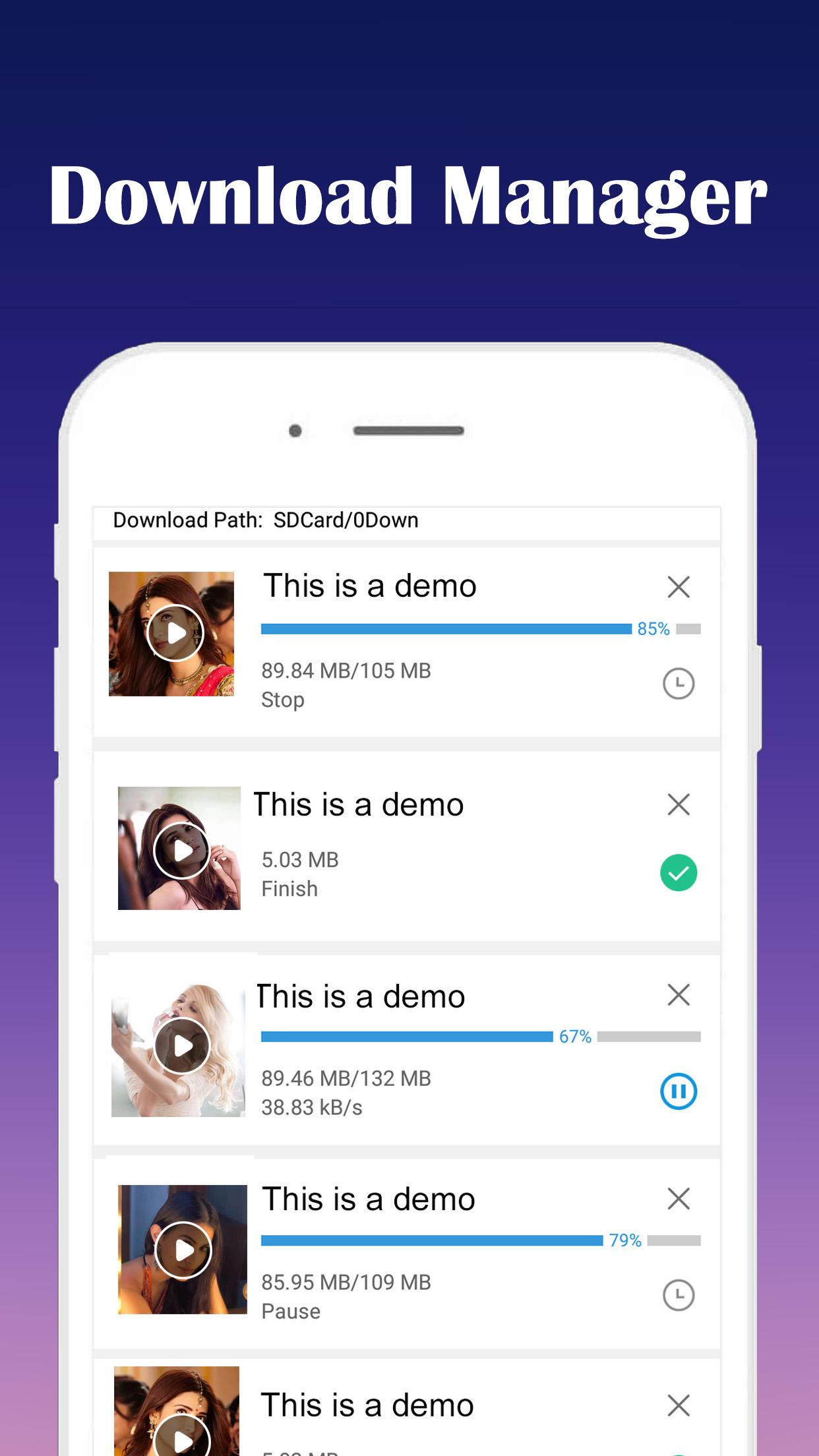 اسکرین شات 4 برنامه All Video Downloader