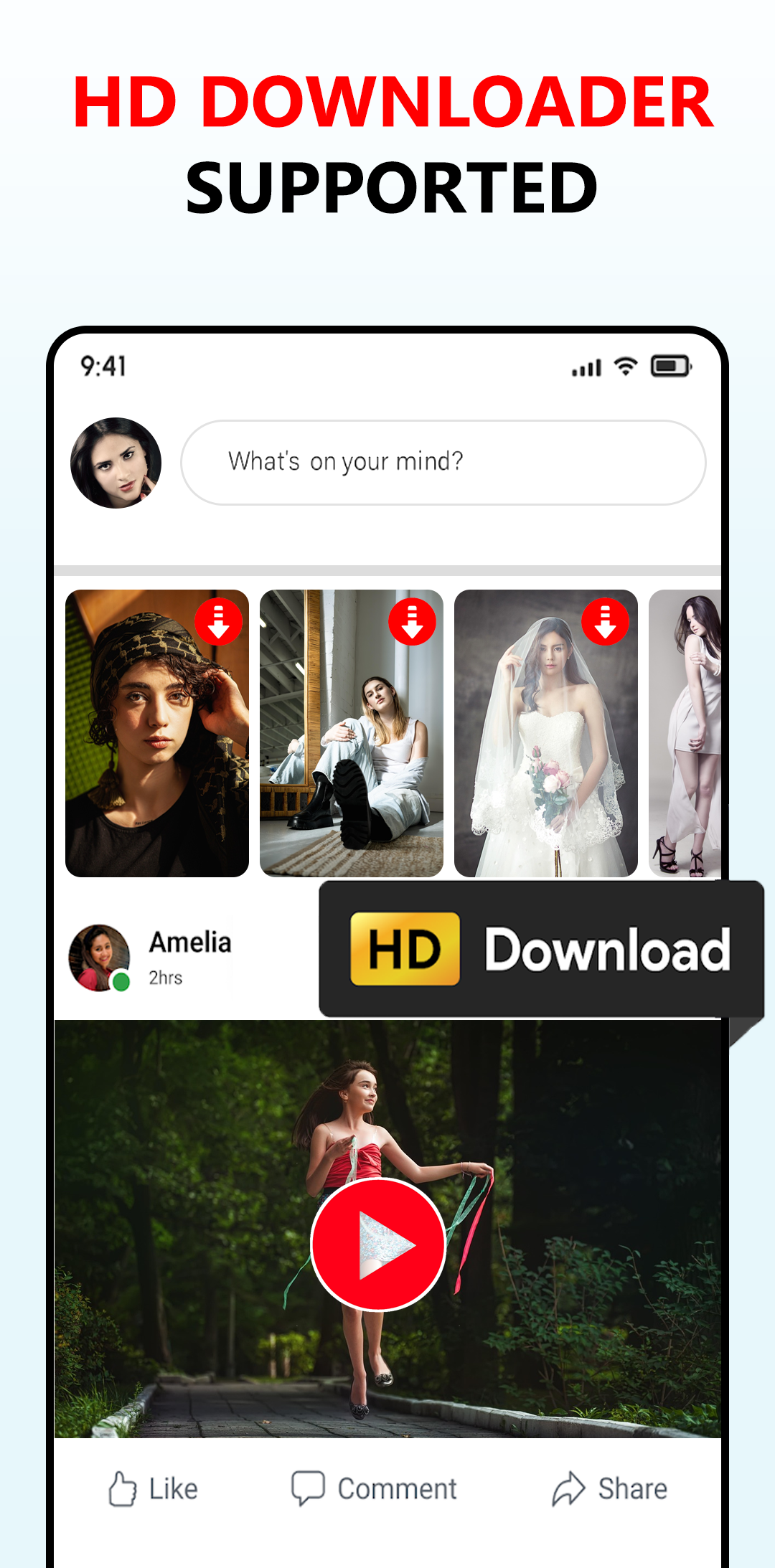 اسکرین شات 2 برنامه All Video Downloader Movies HD
