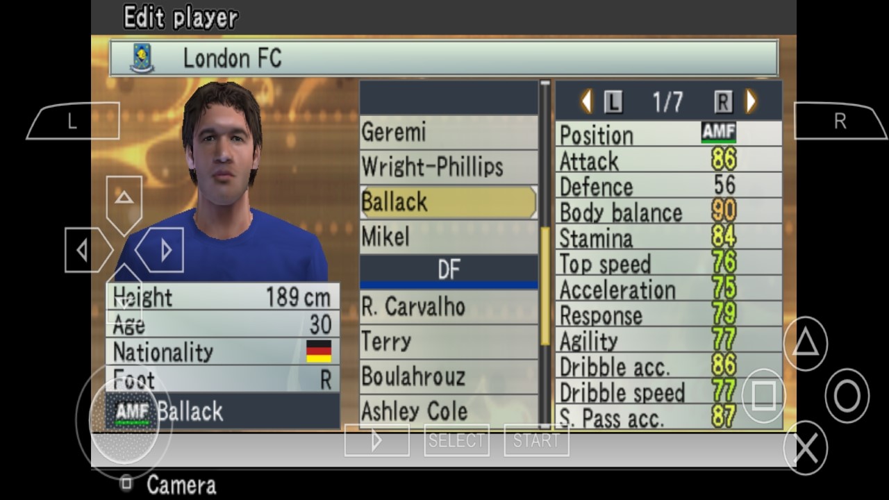 اسکرین شات 14 بازی ‏‏شبیه ساز بازی pes 2006