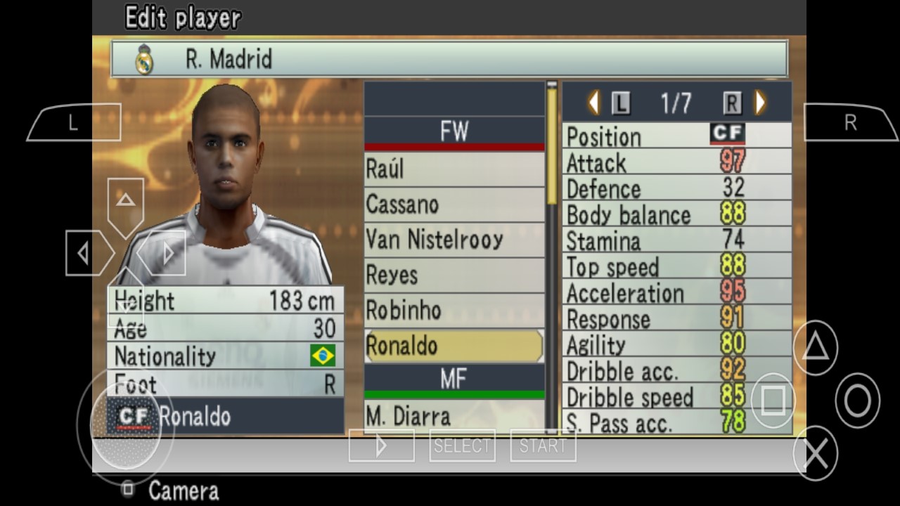 اسکرین شات 13 بازی ‏‏شبیه ساز بازی pes 2006