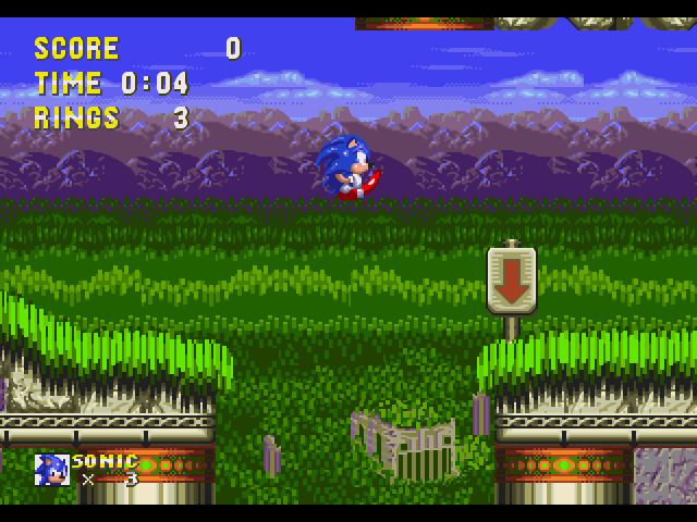 اسکرین شات 4 بازی سونیک 3 سگا