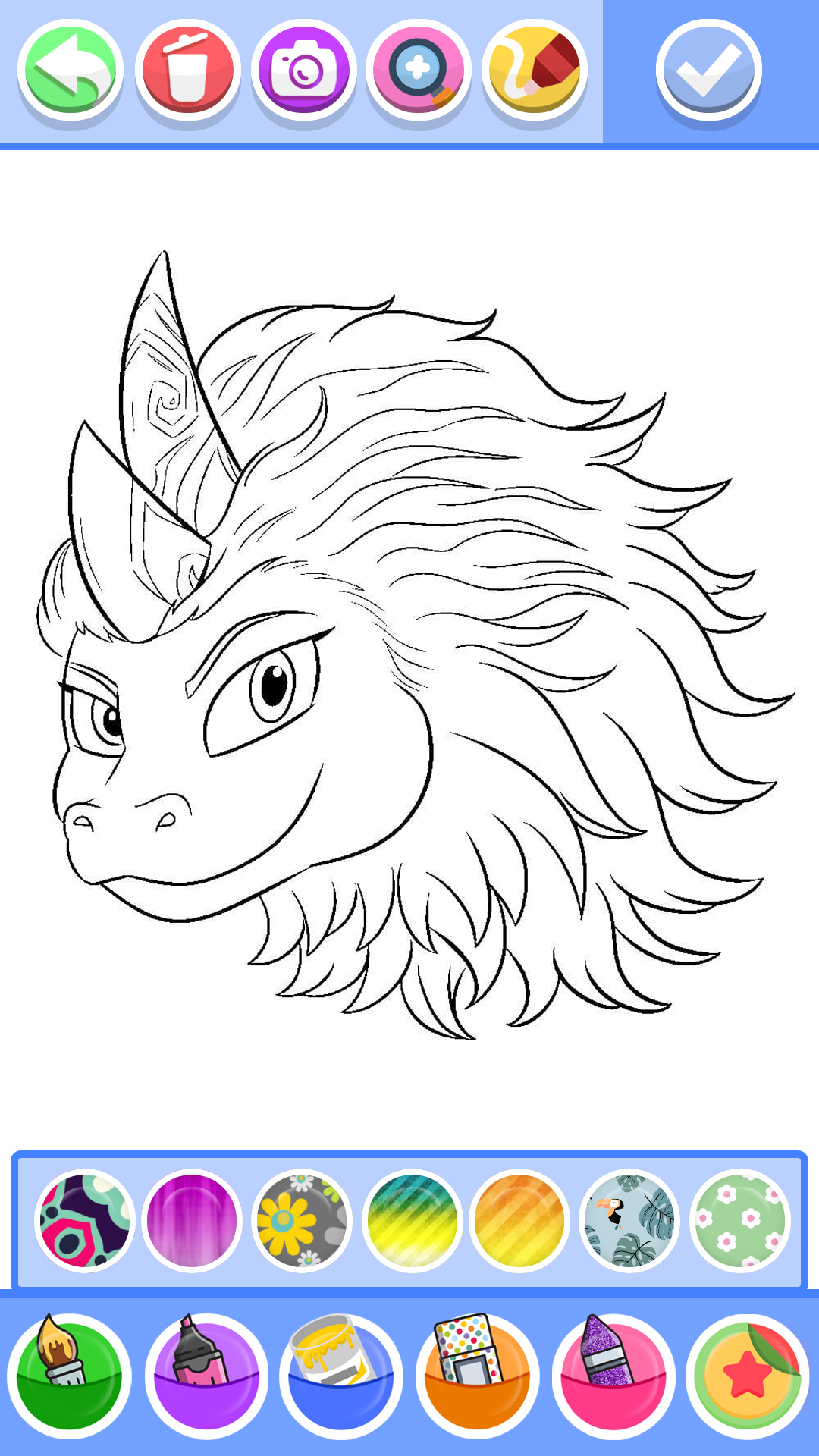 اسکرین شات 4 برنامه Dragon Coloring & Drawing Game