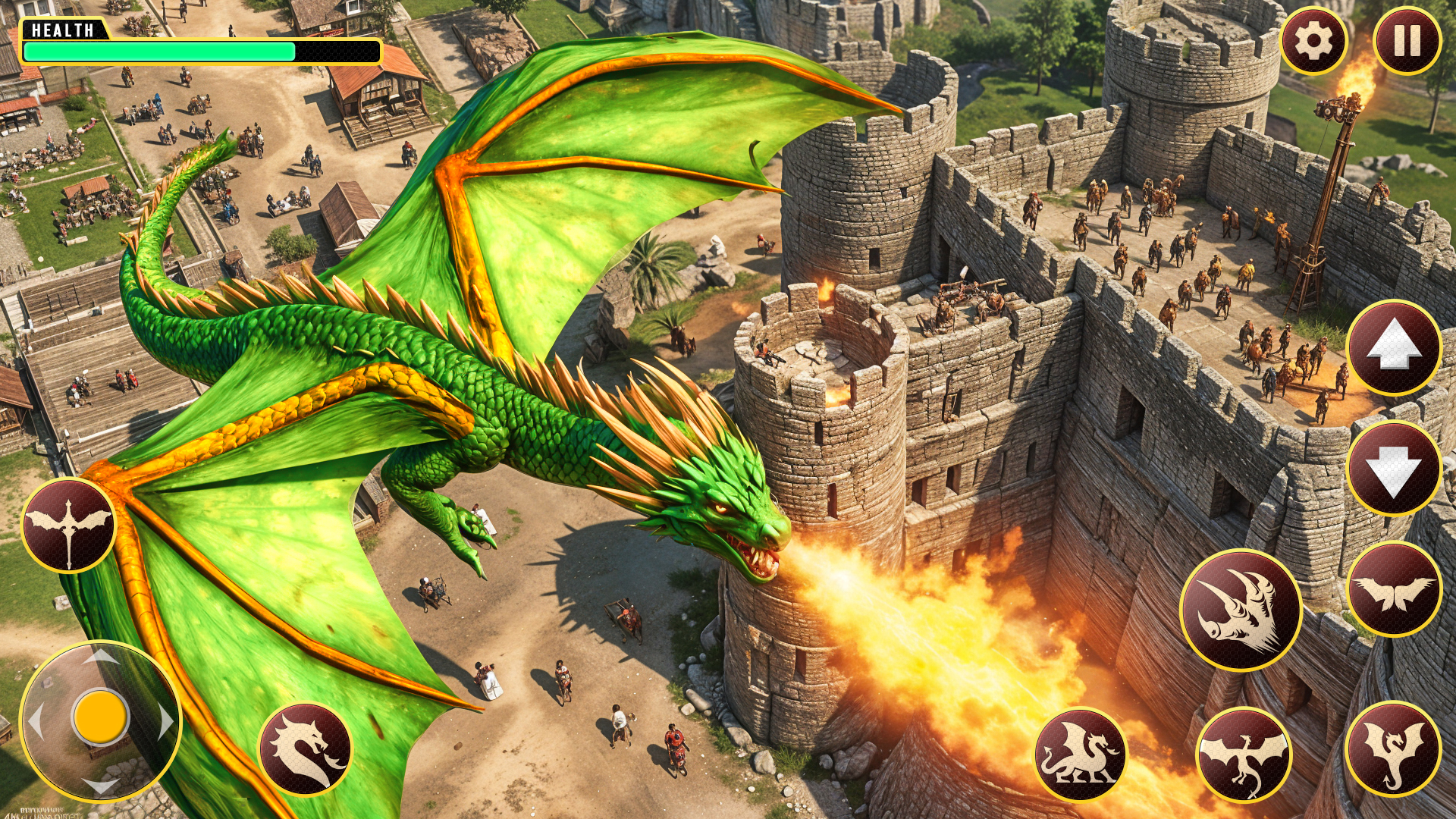 اسکرین شات 1 بازی Dragon Simulator Be a Dragon