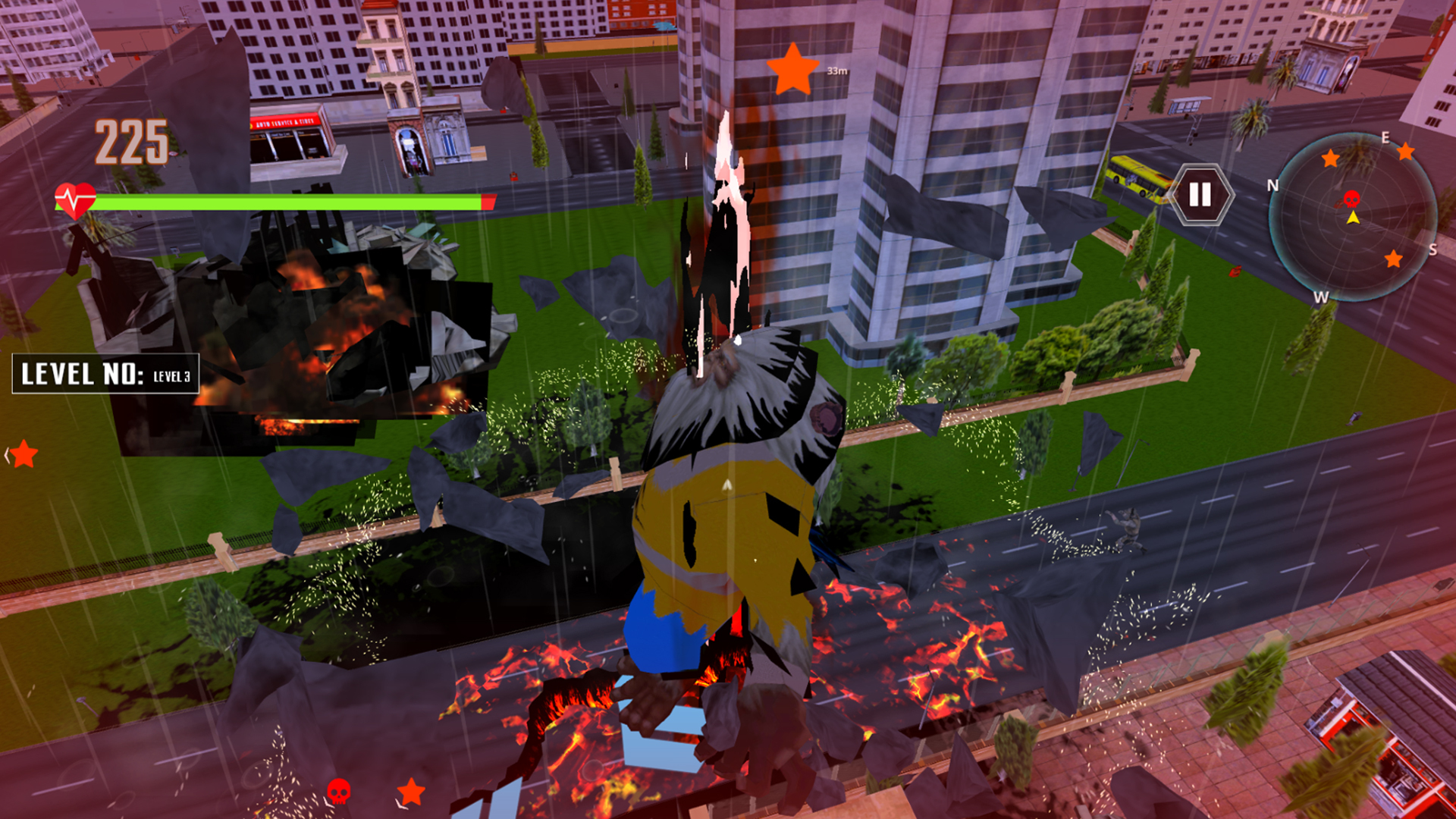 اسکرین شات 2 بازی Monster Dinosaur Destruction