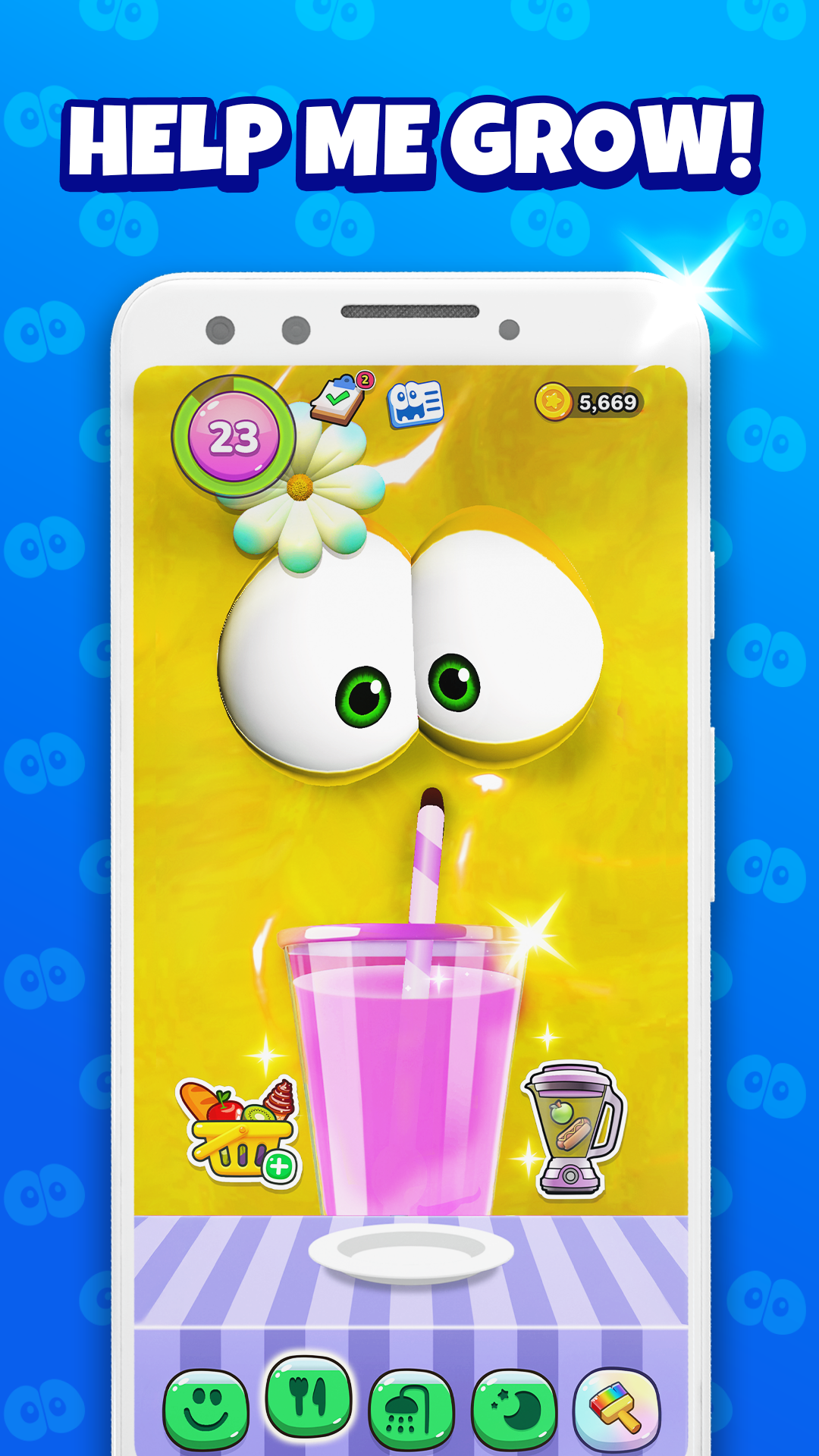 اسکرین شات 5 بازی Bruno – My Talking Slime Pet