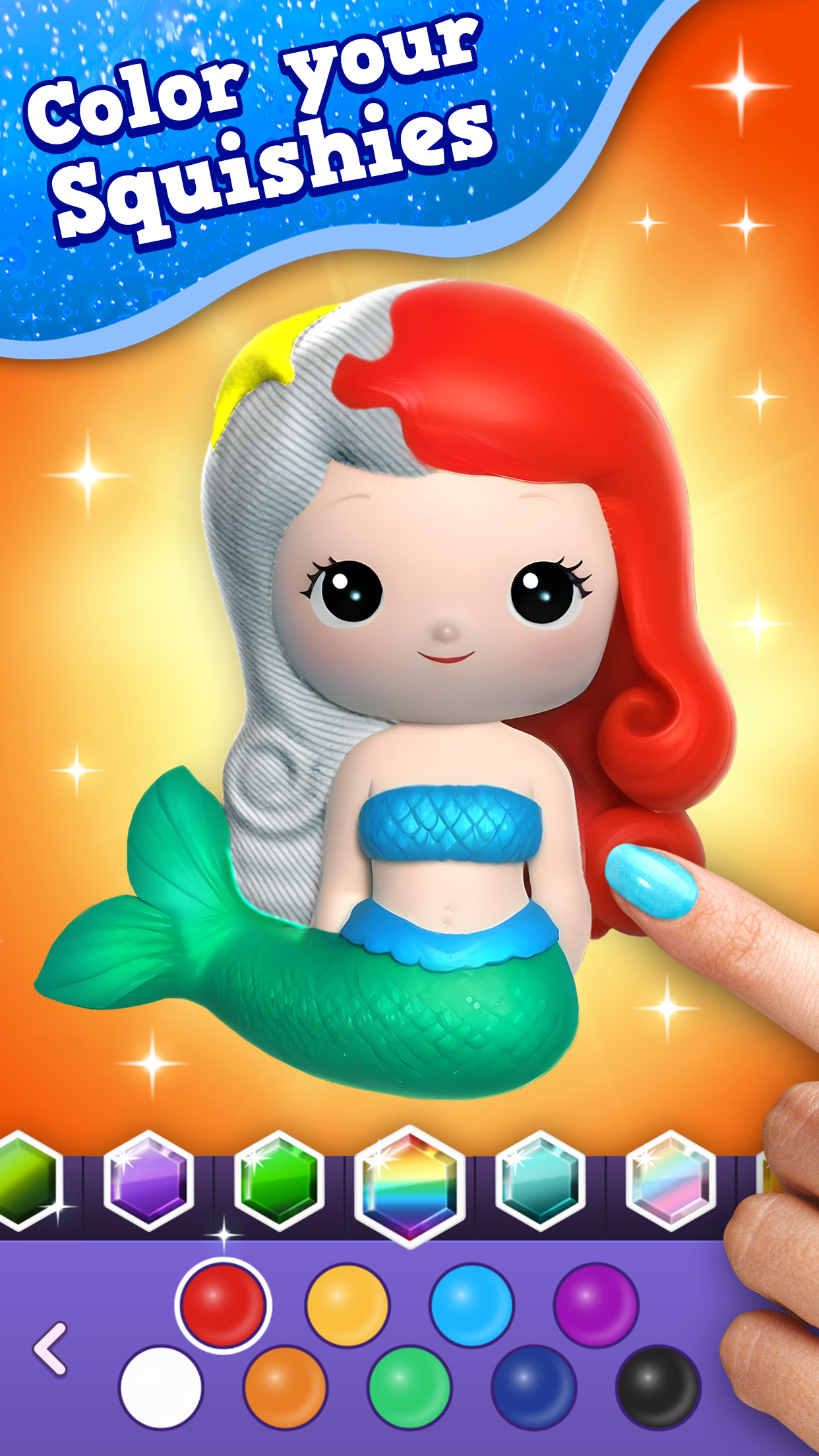 اسکرین شات 3 برنامه Squishy Magic: 3D Toy Coloring
