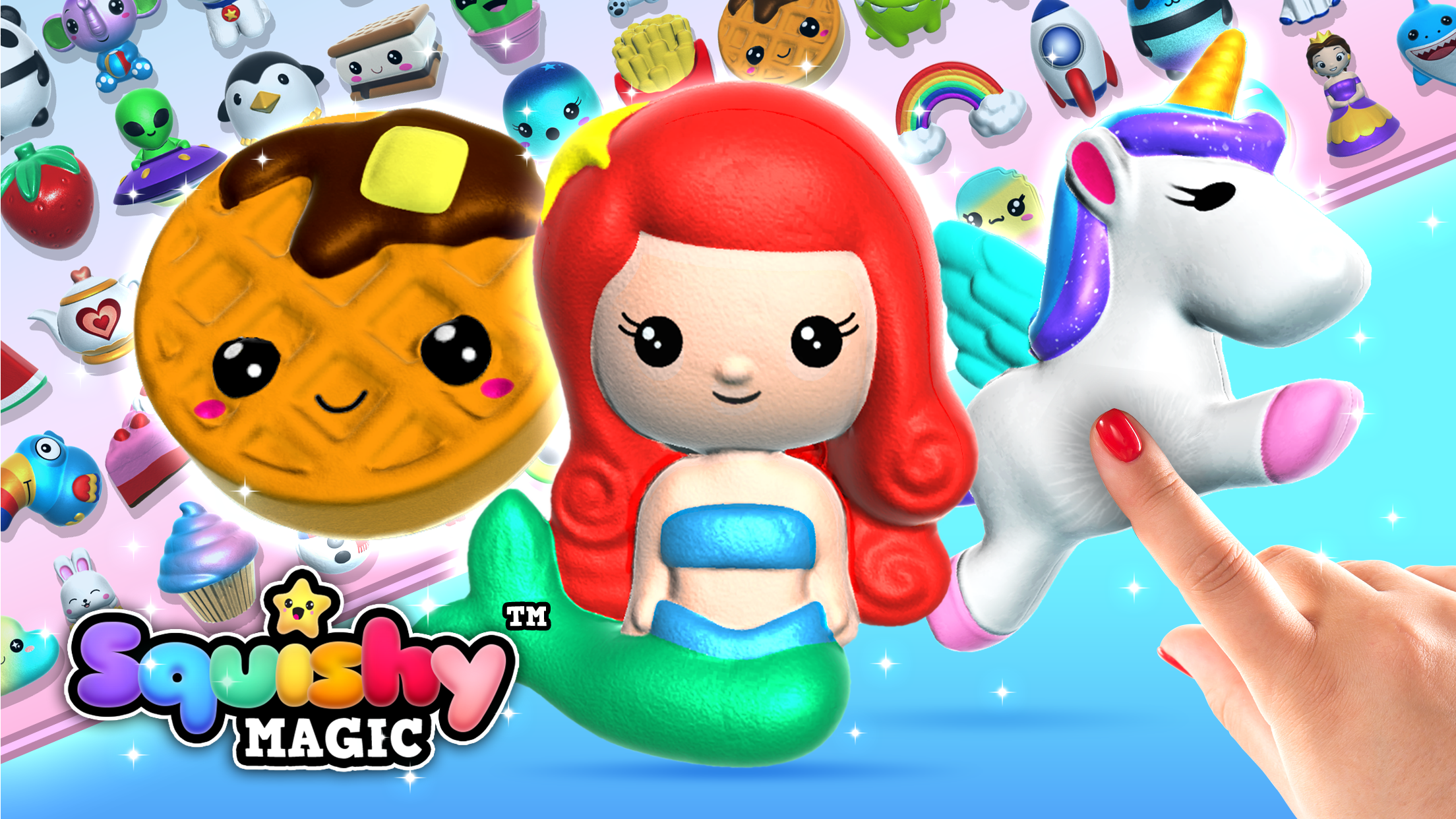 اسکرین شات 1 برنامه Squishy Magic: 3D Toy Coloring