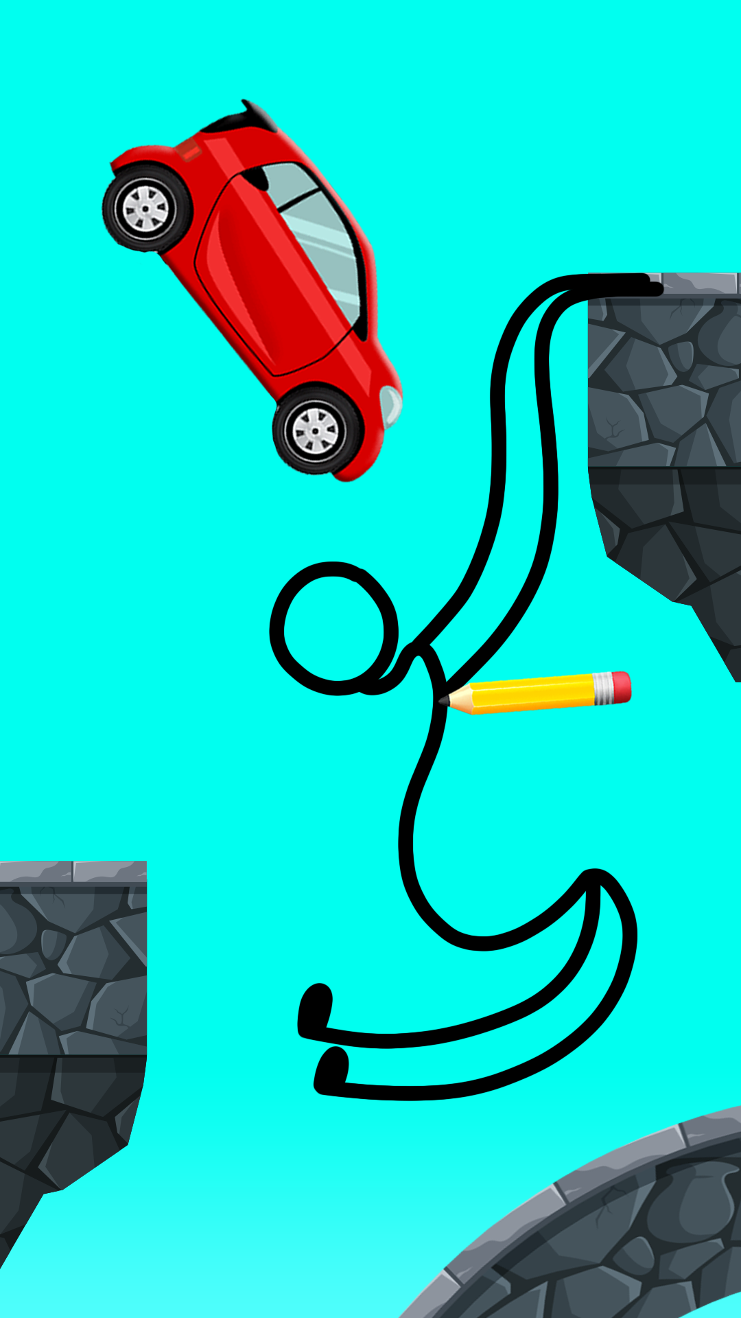 اسکرین شات 8 بازی Draw 2 Bridge: Draw Save Car