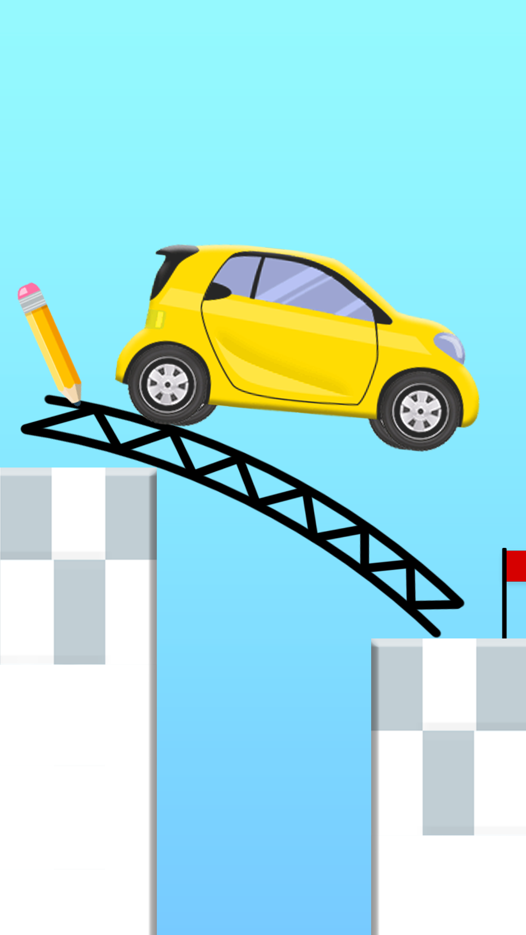 اسکرین شات 2 بازی Draw 2 Bridge: Draw Save Car